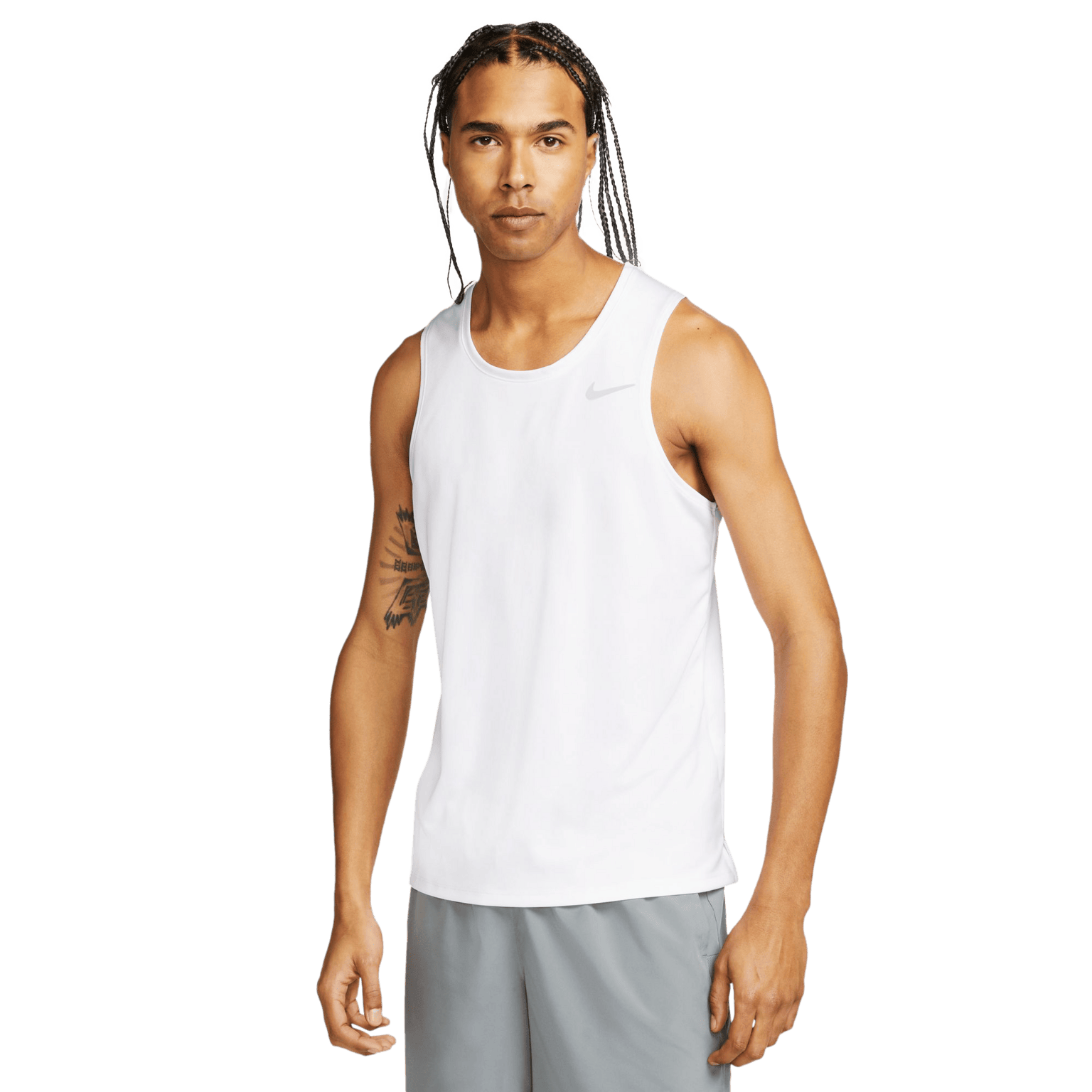 Nike Dri-FIT Miler Tank, мужская тренировочная рубашка без рукавов