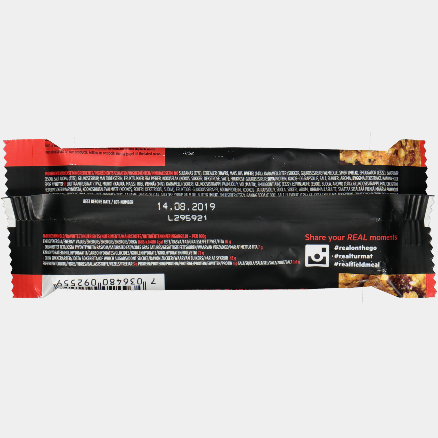 OTG Energy bar Caramel, energiapatukka - full image 3