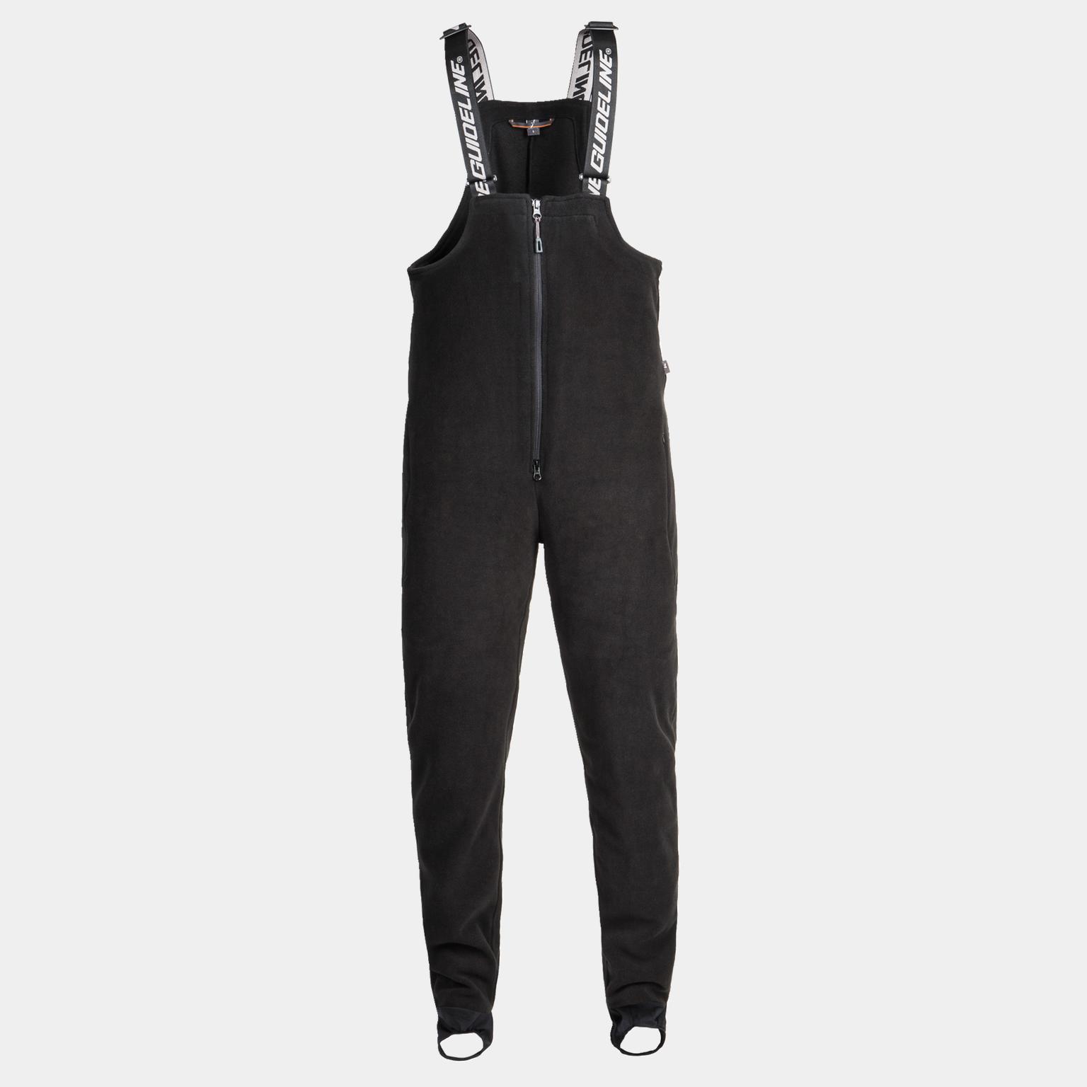 THERMO FLEECE BIBS - COAL - full image 1