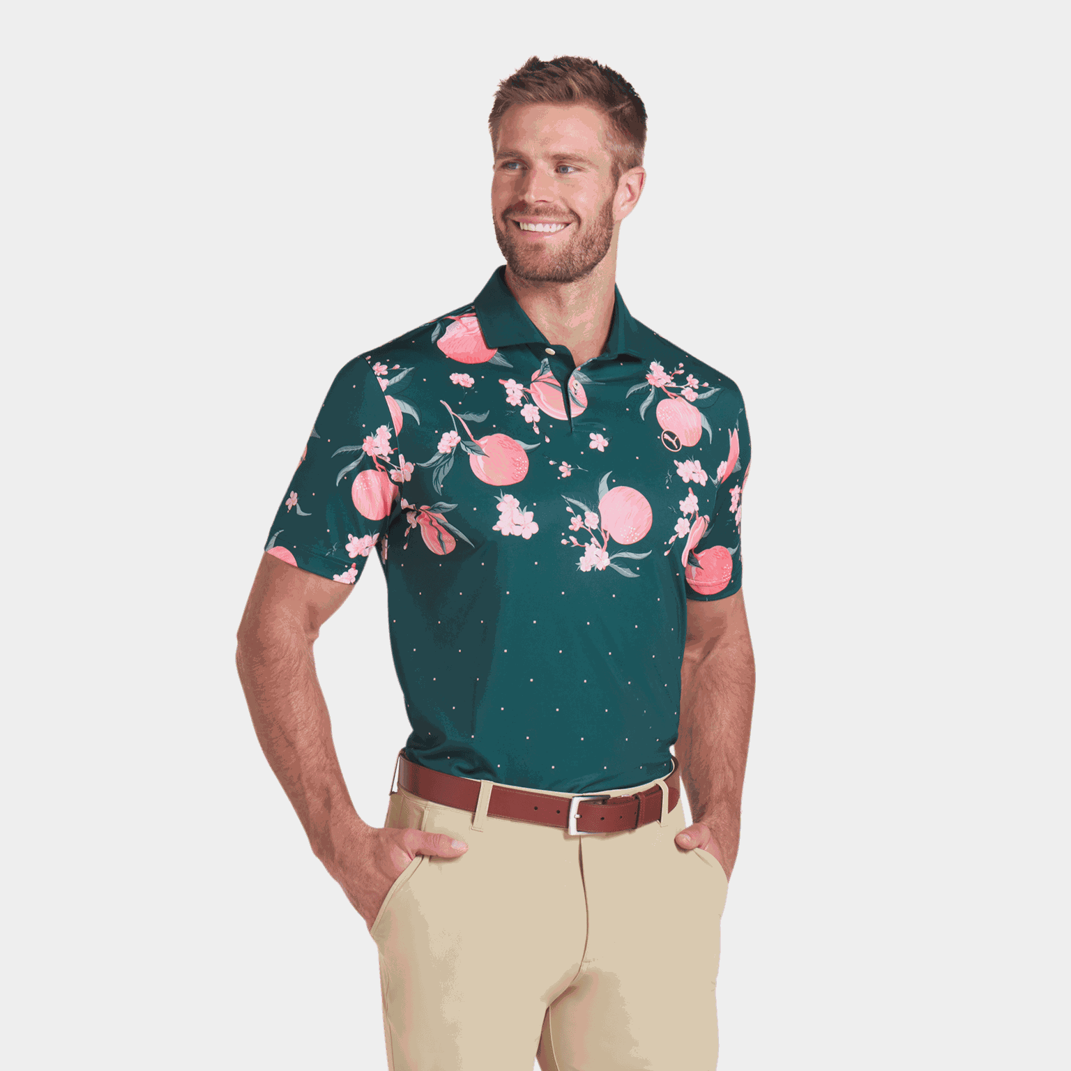 MATTR Freshly Picked Polo, miesten golfpaita - full image 1