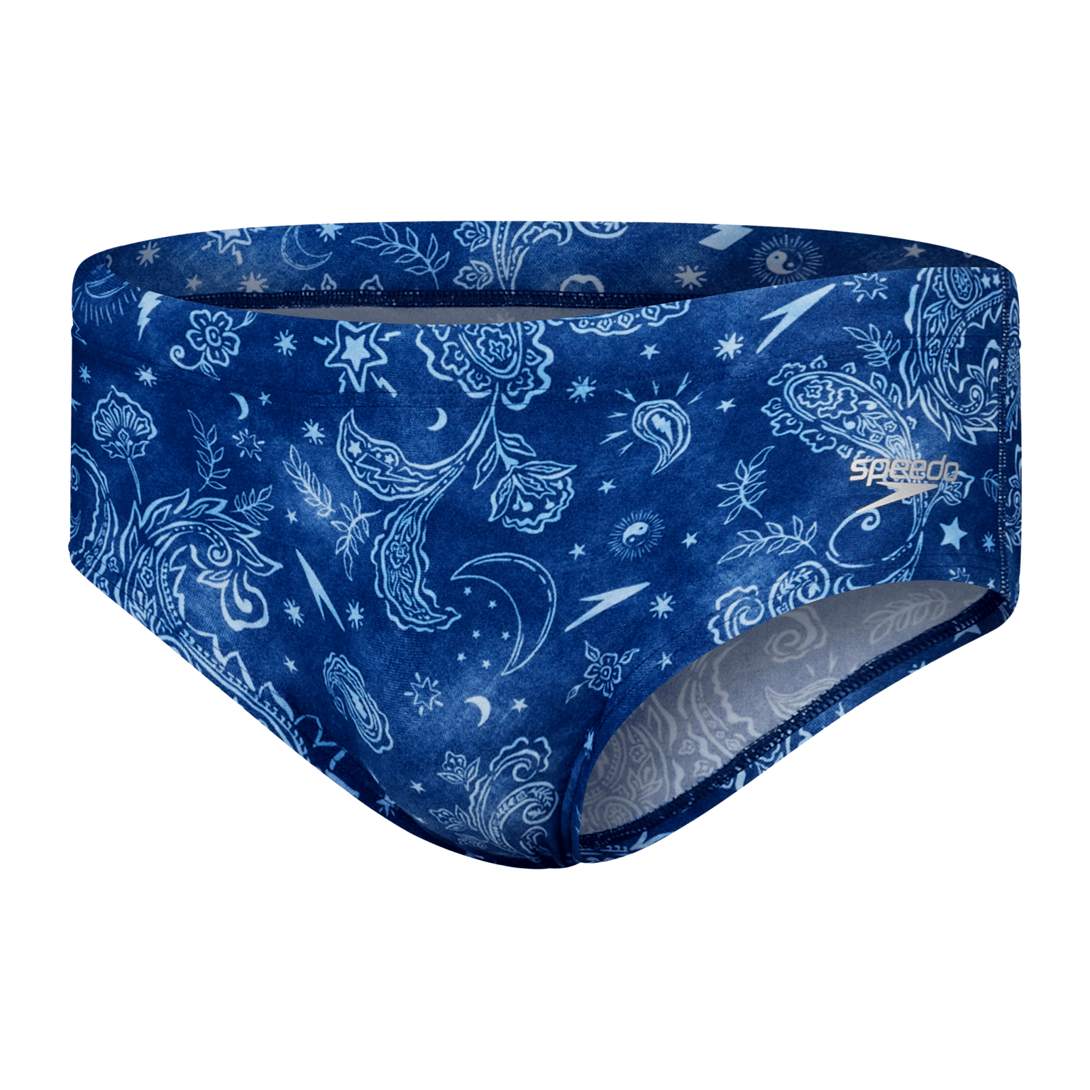 Speedo Mens 13,5 см Club Training Allover Brief, мужские плавки