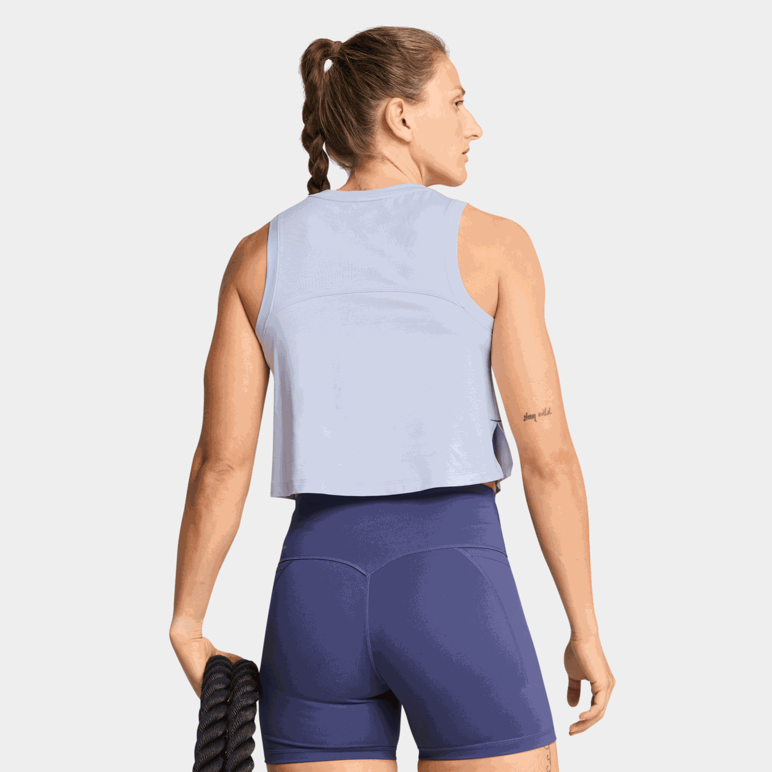 CLOUDSPUN SLEEVELESS TANK - SHORT, naisten treenitoppi - full image 2