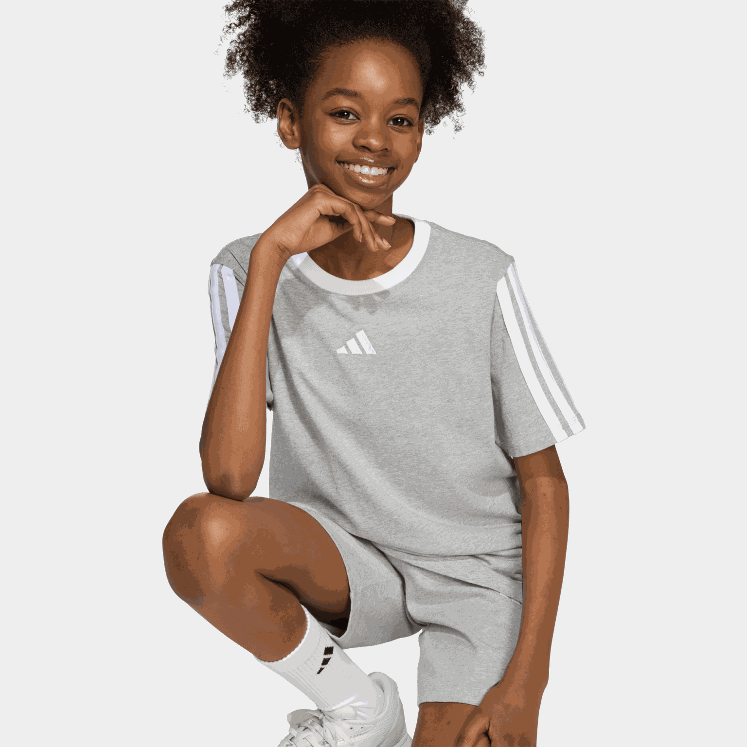 3-Stripes Ess Tee, nuorten t-paita - full image 3