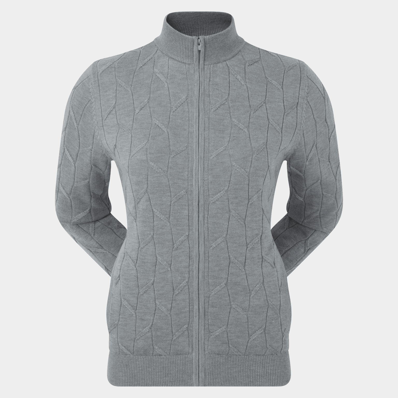 Full-Zip Lined Pullover99, naisten golftakki - full image 1