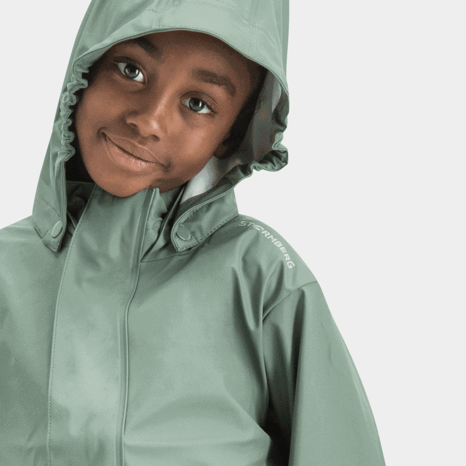 Kattegat Rain Jacket, lasten sadetakki - full image 3