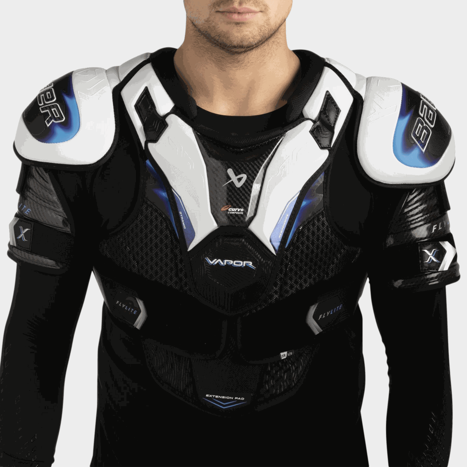 S25 Vapor Flylite Shoulder Pad, aikuisten hartiasuoja 26/27 - full image 1