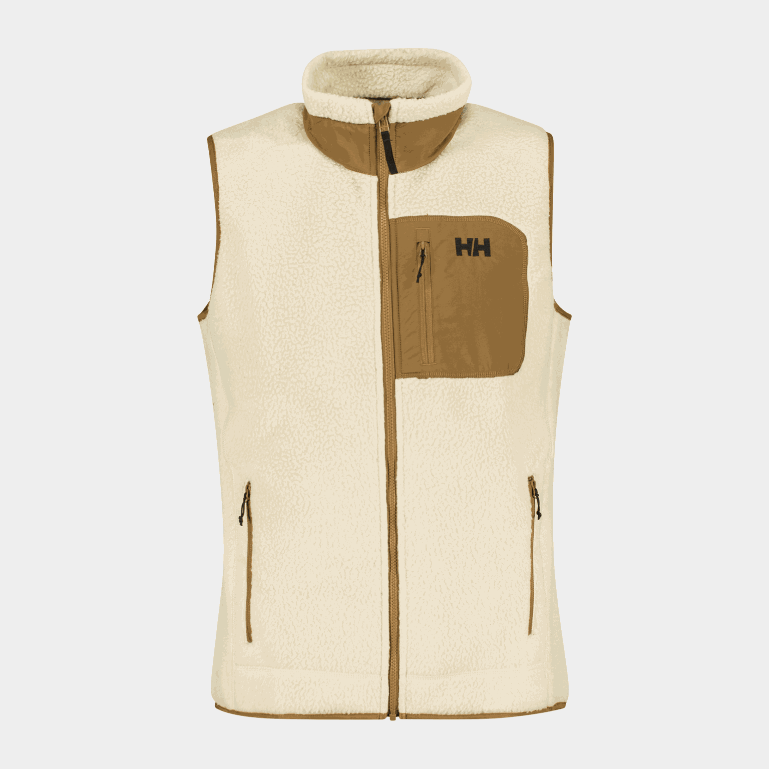 Panorama Pile Block Vest, fleeceliivi - full image 1