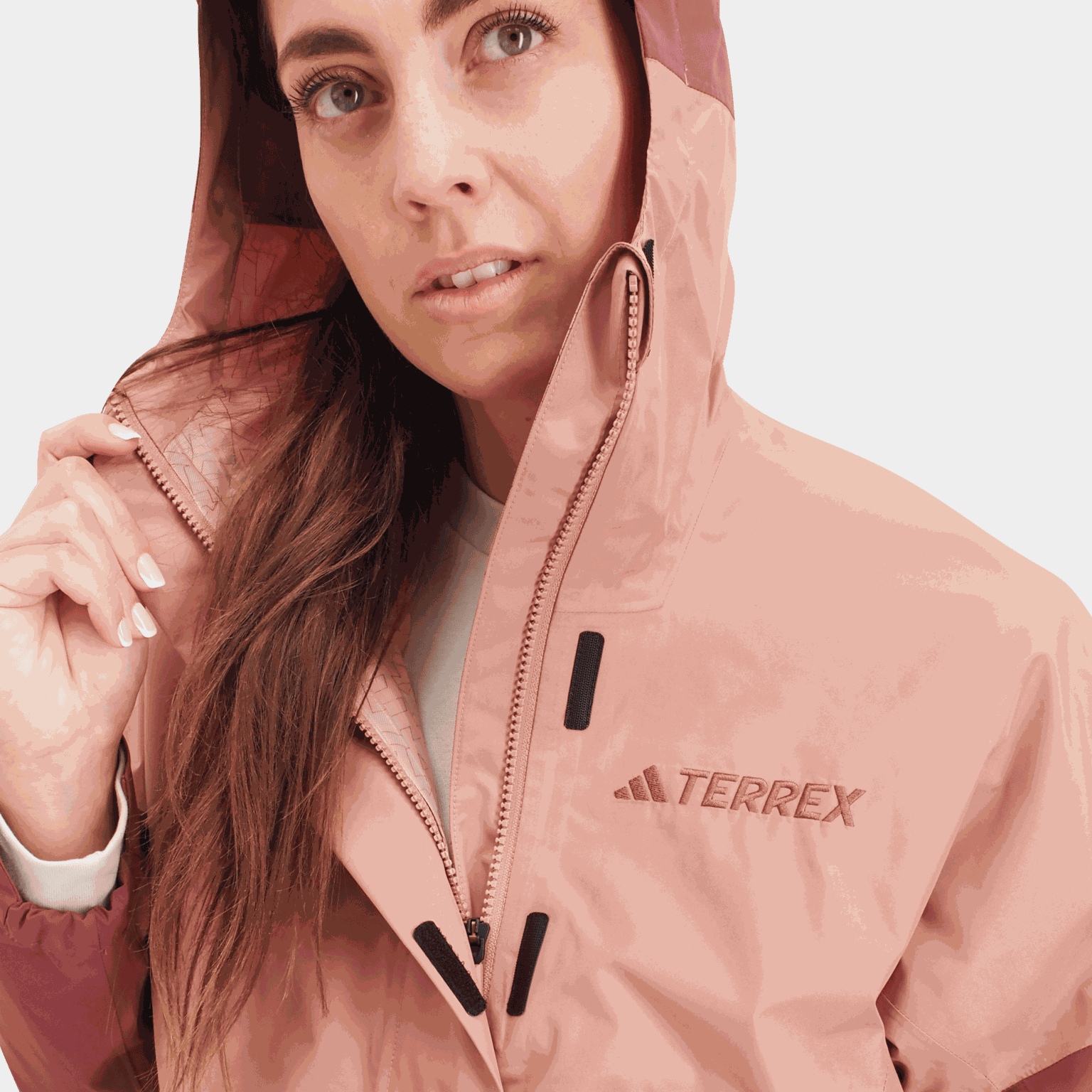 Terrex Xploric 2.5L Climaproof Anorak, naisten anorakki - full image 4