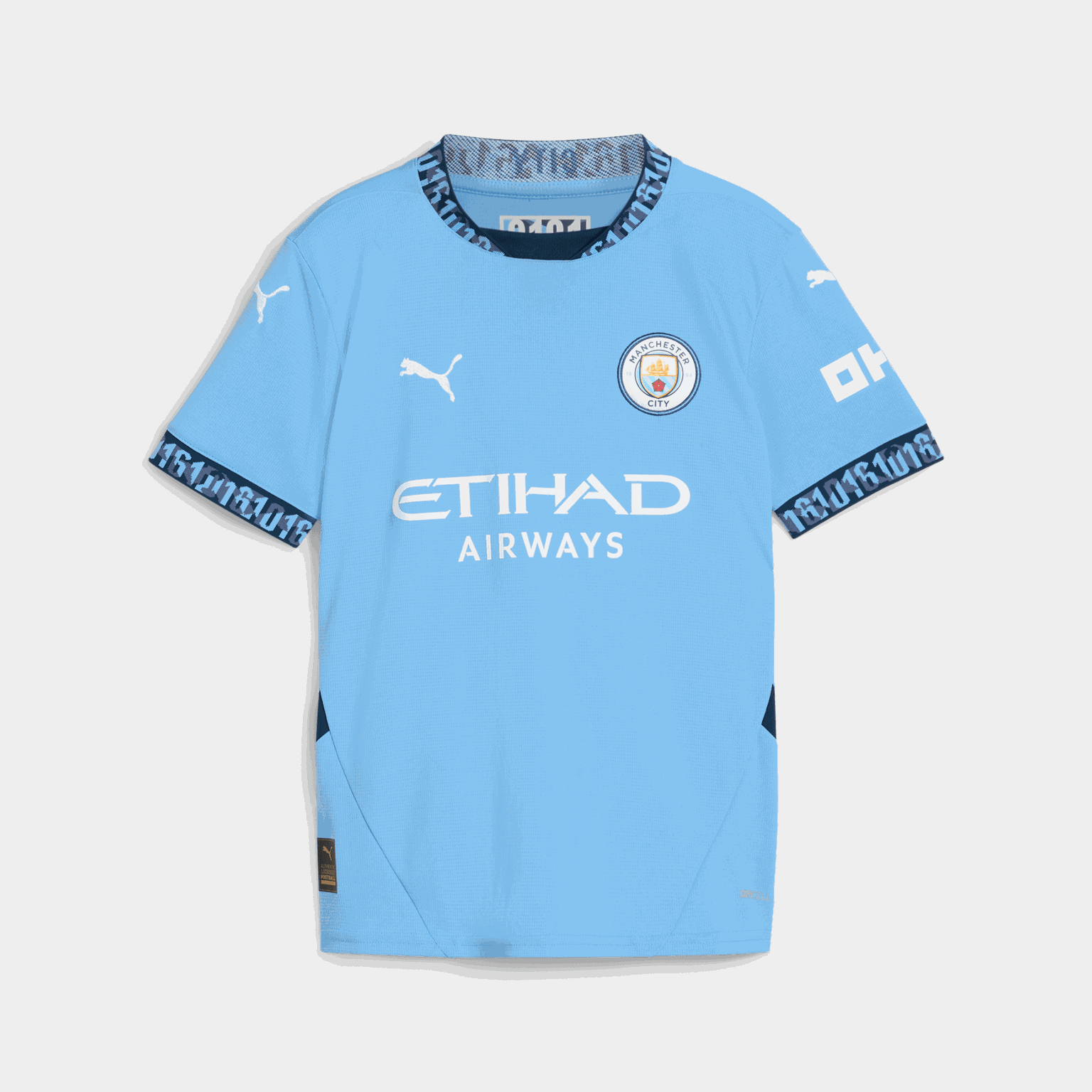 Manchester City Home Jersey Replica, nuorten jalkapalloasu - full image 1