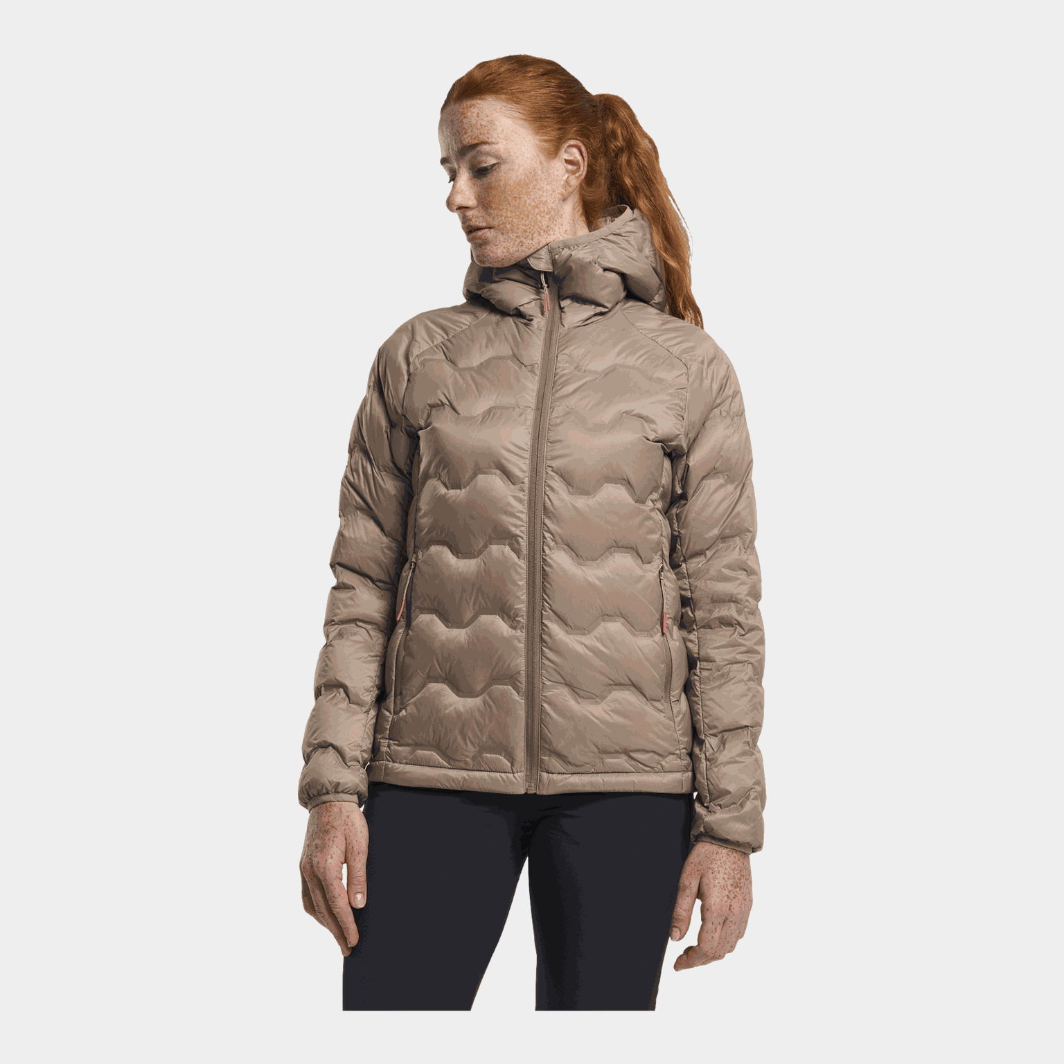 Miyabi Hood Down Jacket, naisten untuvatakki - full image 1