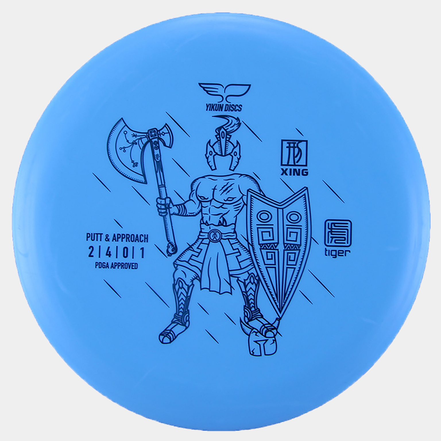 Tiger Line Putter XING, 165-170g, putteri frisbeegolf - full image 1