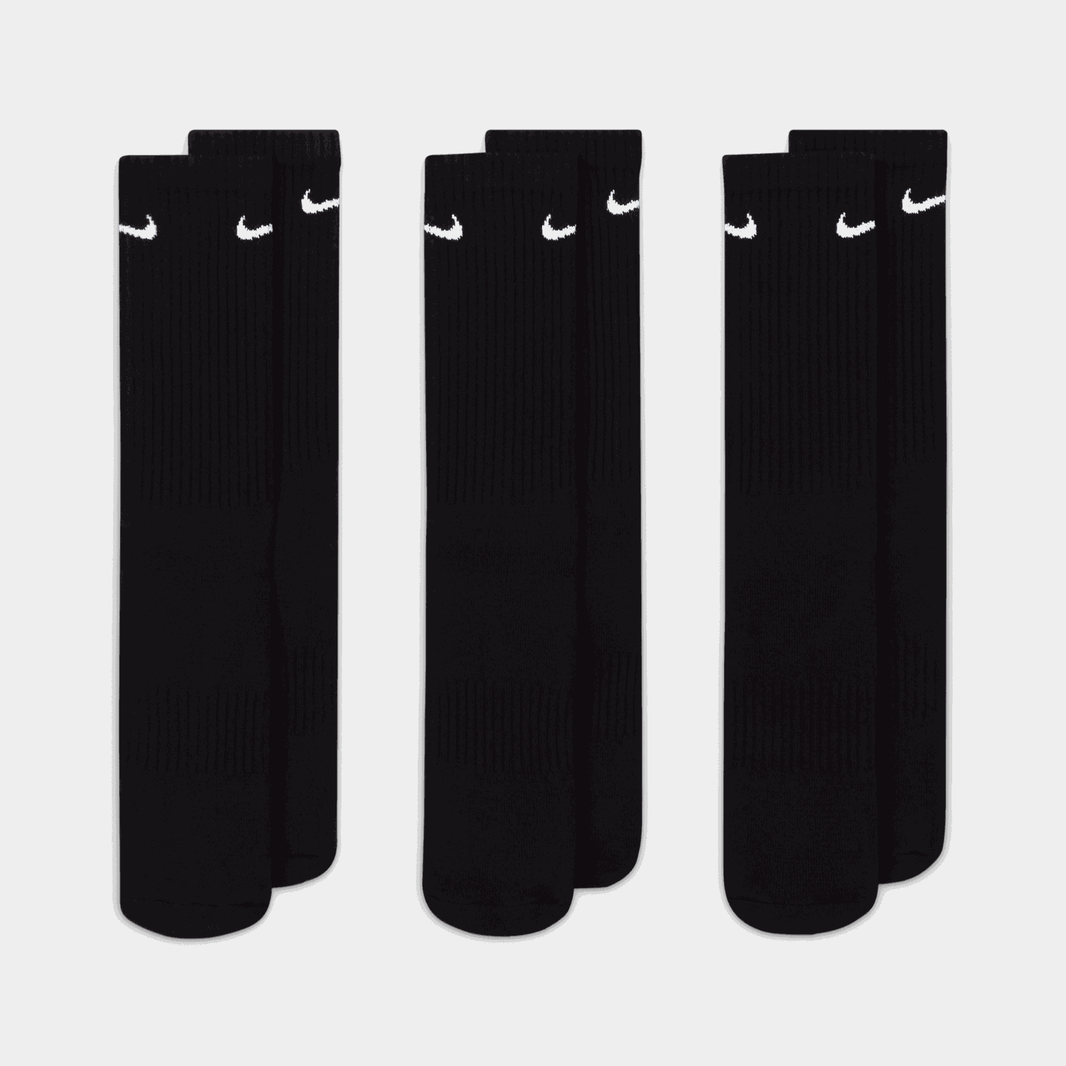 Everyday Cushioned Training Crew Socks, nuorten treenisukat - full image 4