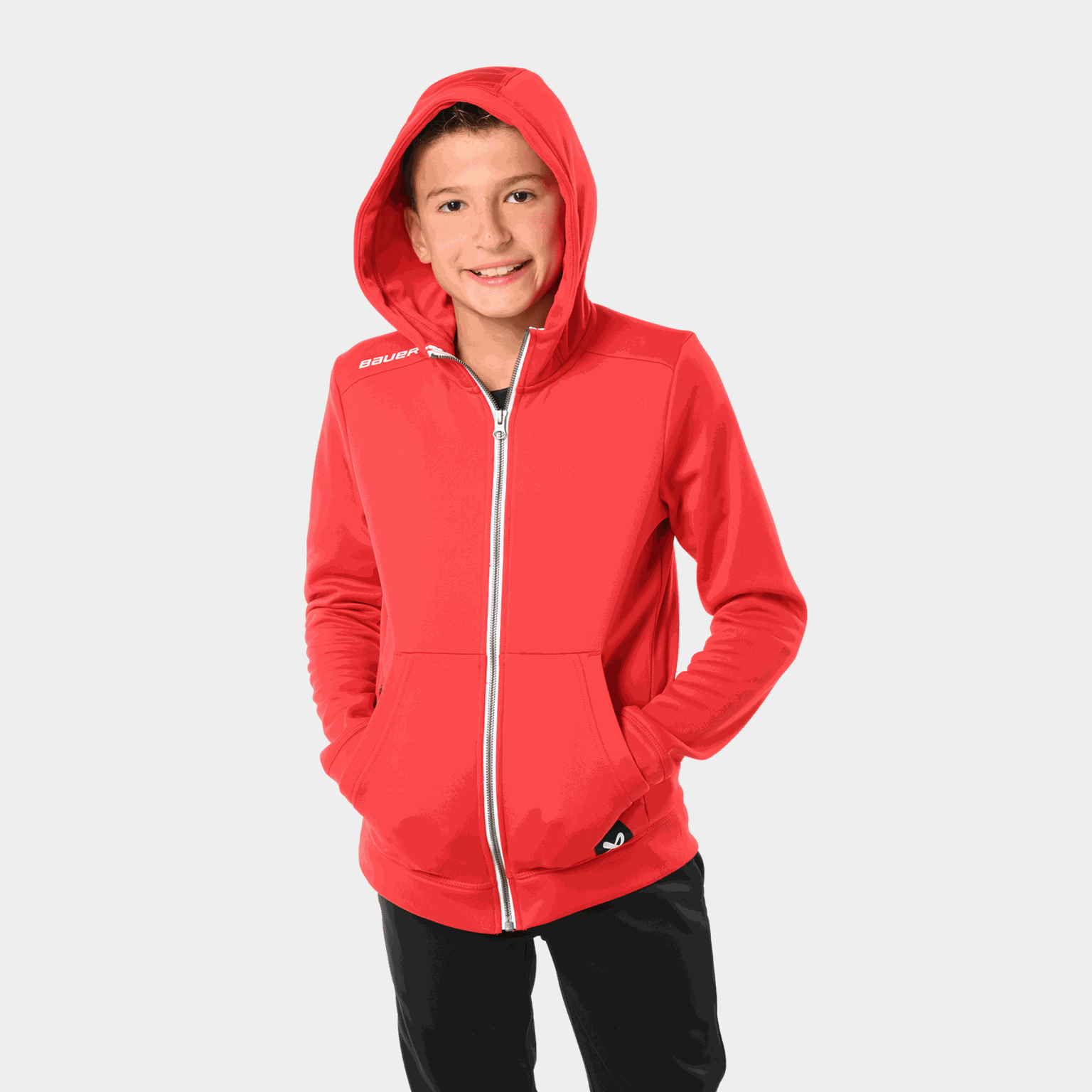 S23 Team Fleece Zip Hoodie 25/26, nuorten huppari - full image 2