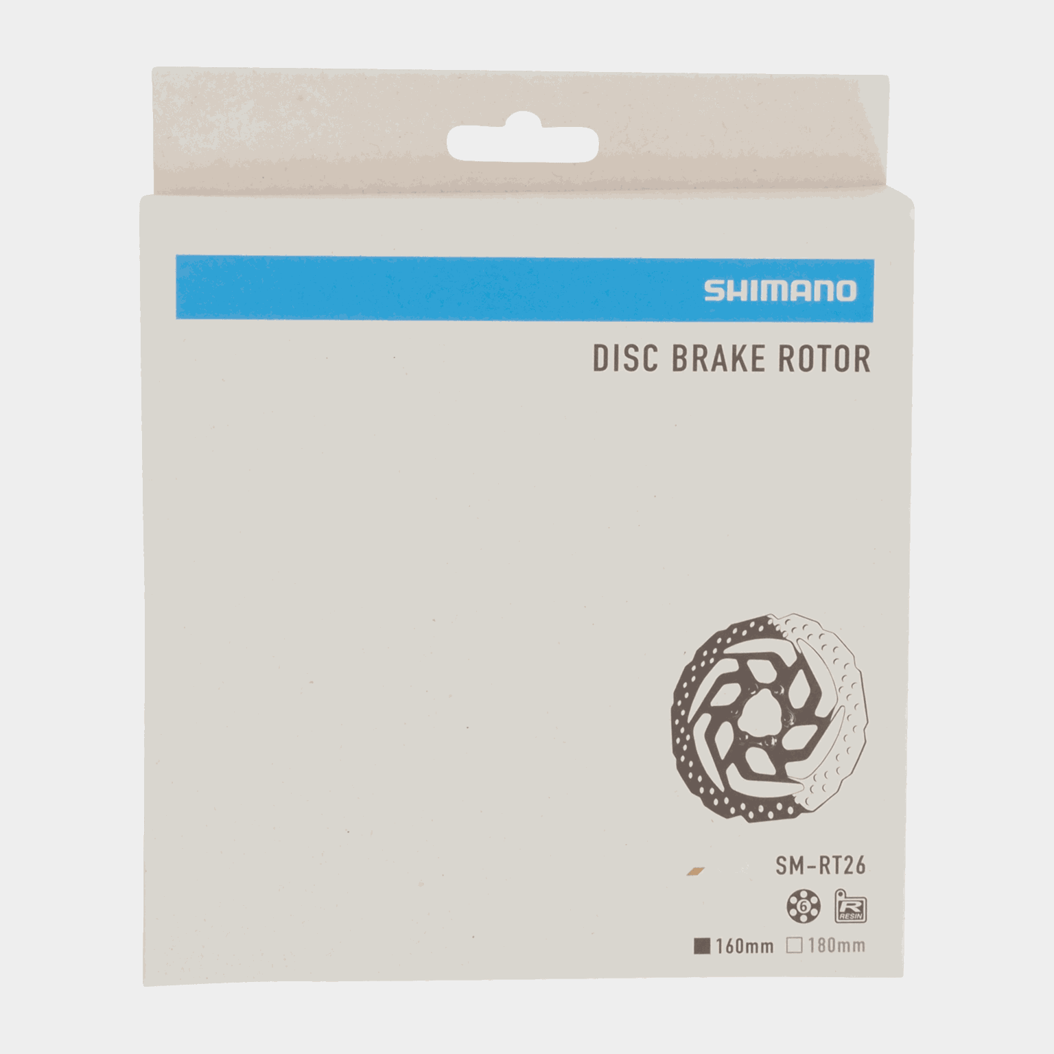 Discbreak rotor 160mm SM-RT26 6-bolt - full image 4