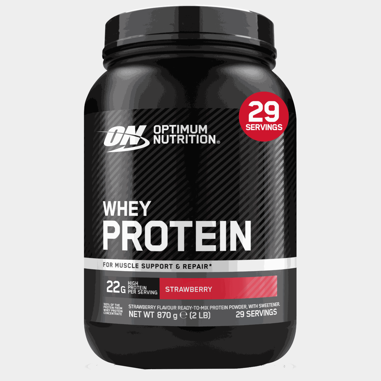 Whey Strawberry, proteiinijauhe - full image 1