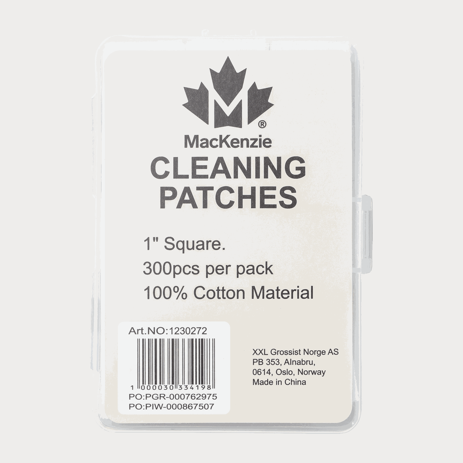 Square Cotton Patches 1", puhdistuslaput - full image 1