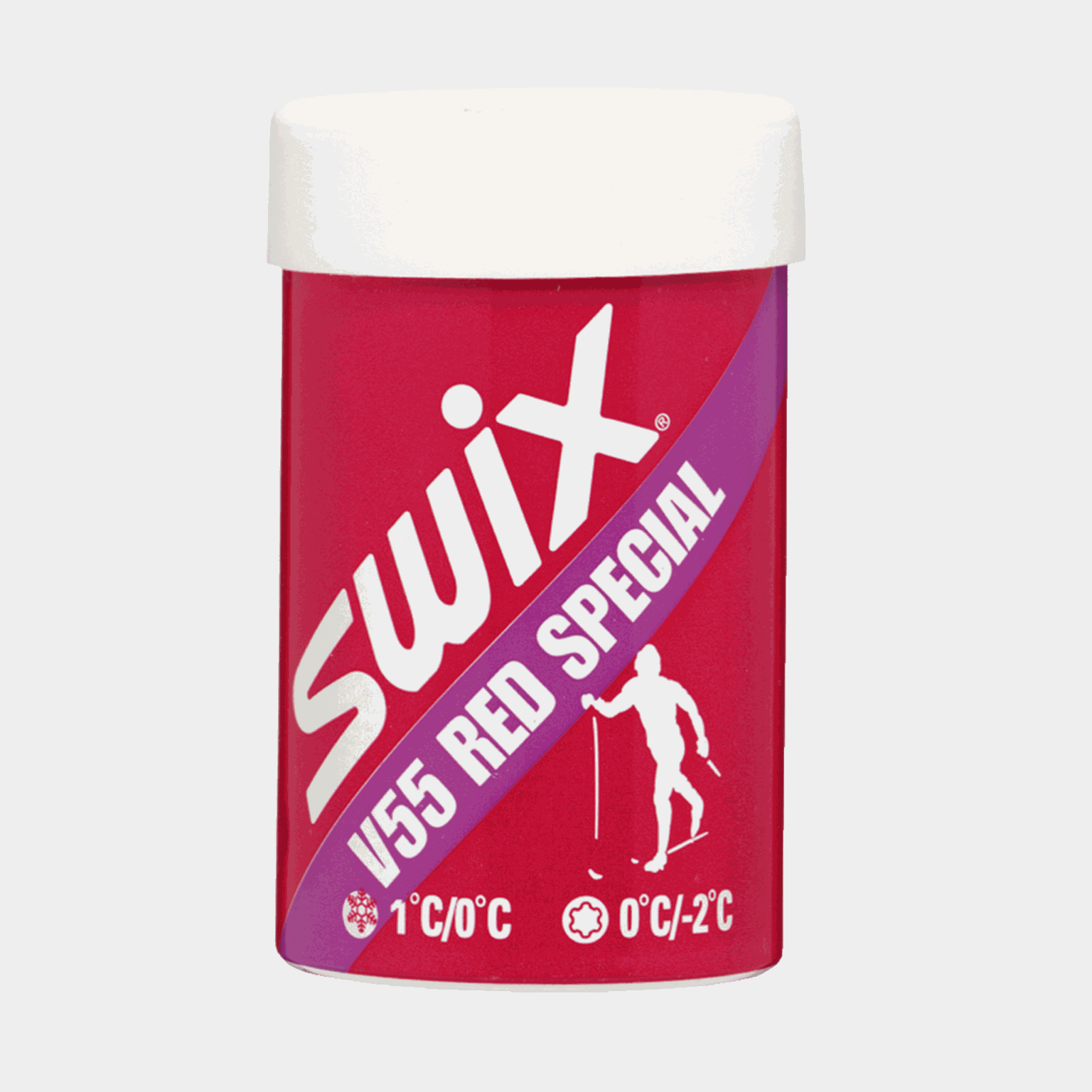 Grip Wax V55 Red Special 0/+1C, 45g 24/25, 45g 25/26, pohjavoide - full image 1