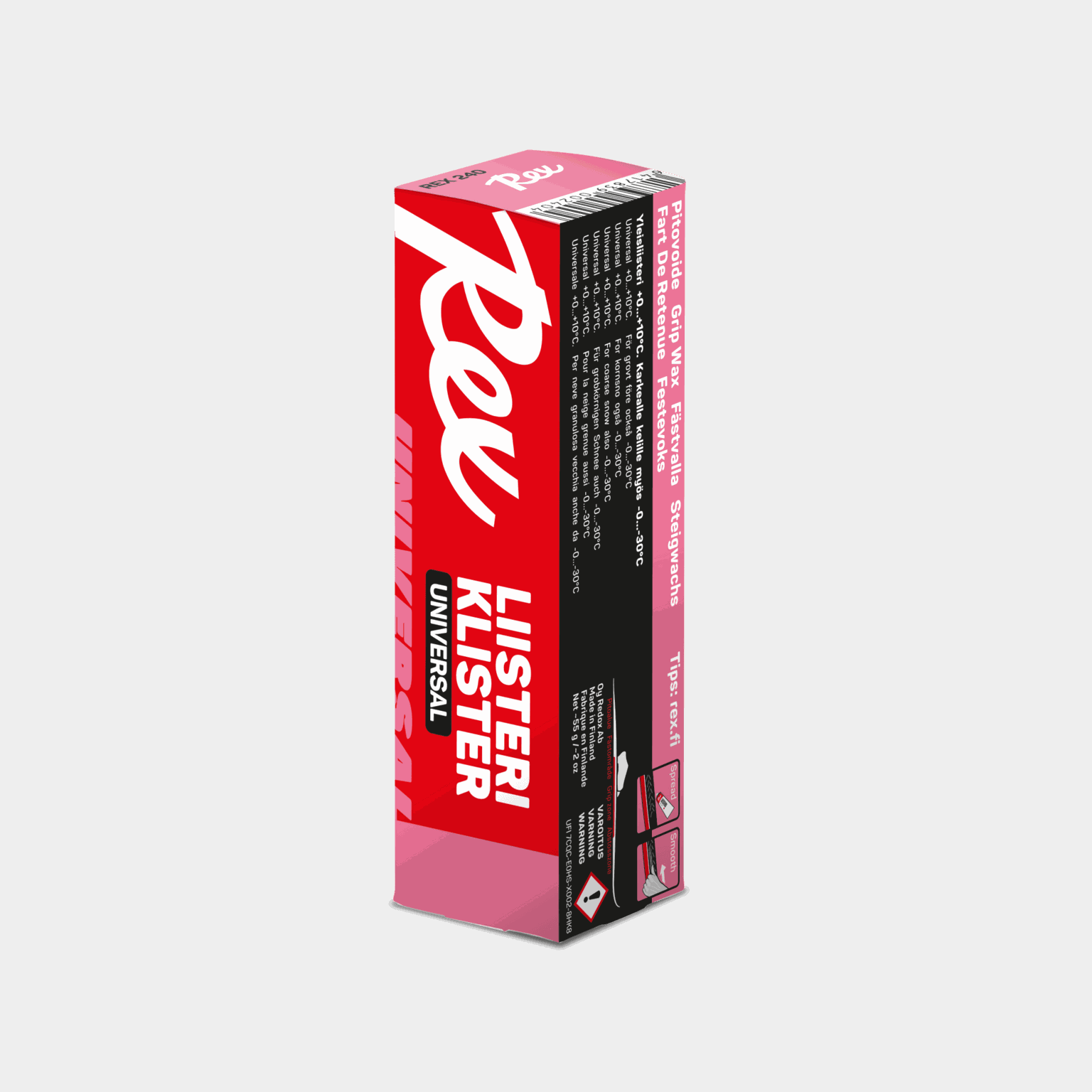 Klister Universal +10/-30C 25/26, yleisliisteri kaikille liisterikeleille - full image 2