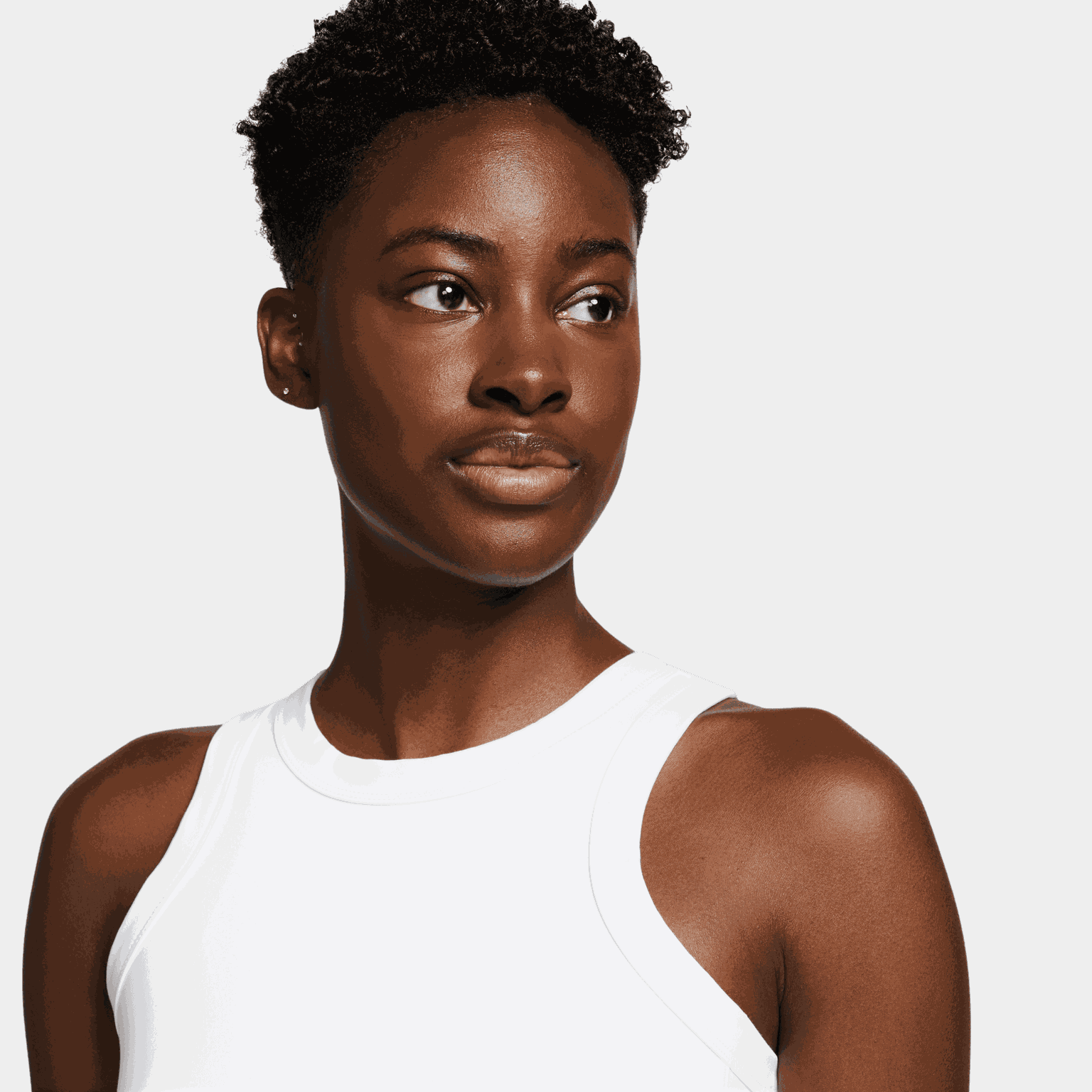 One Fitted Dri-FIT Crop Tank, naisten toppi - full image 3