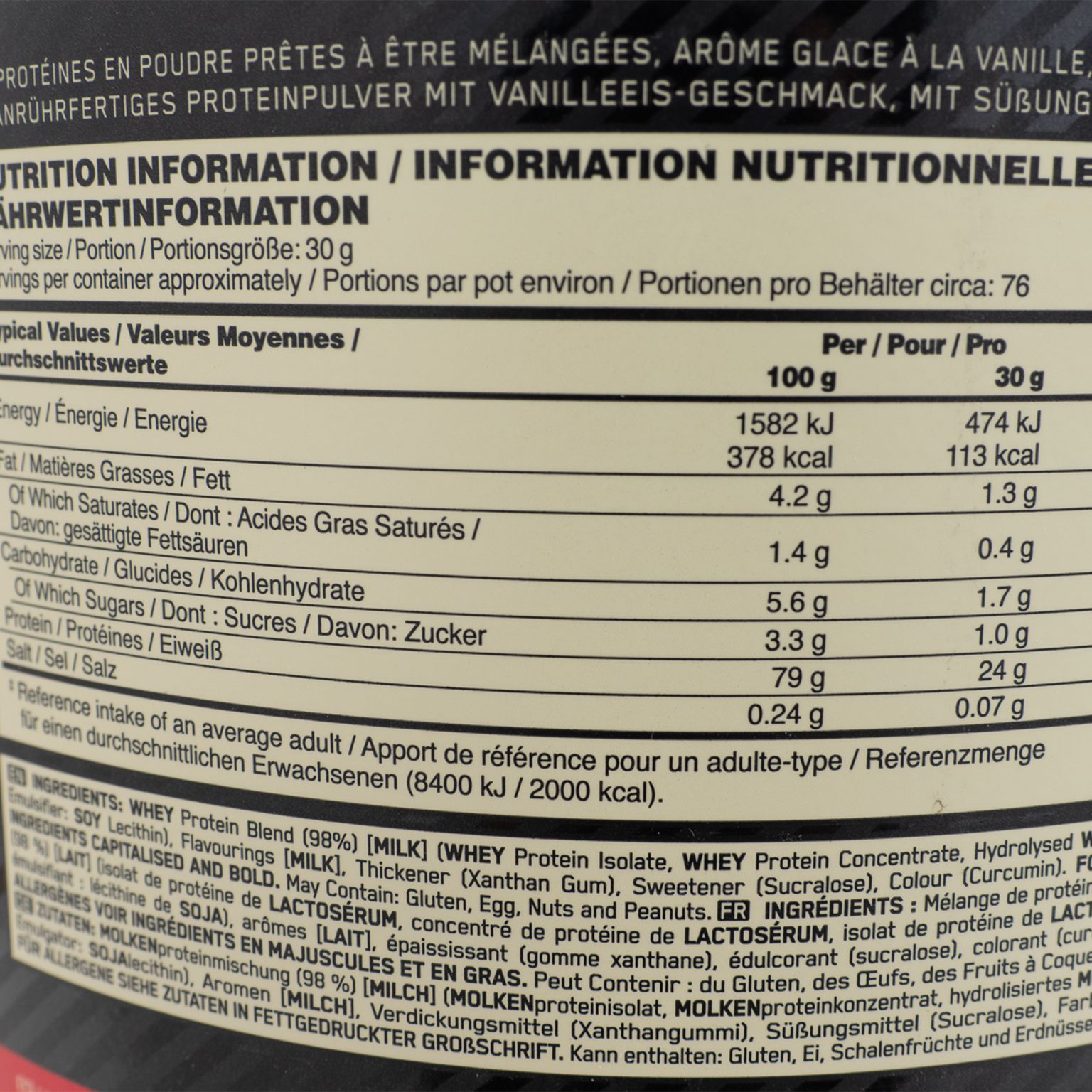 100 % Whey Gold Standard 2 270 g, proteiinijauhe - full image 4