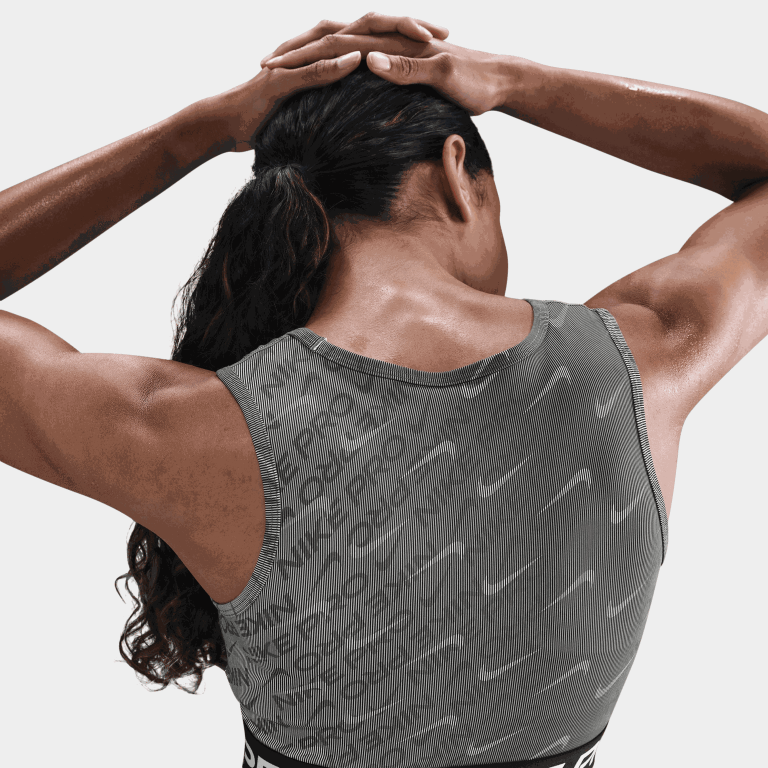 Pro Dri-FIT Crop Tank Allover Print, naisten toppi - full image 2