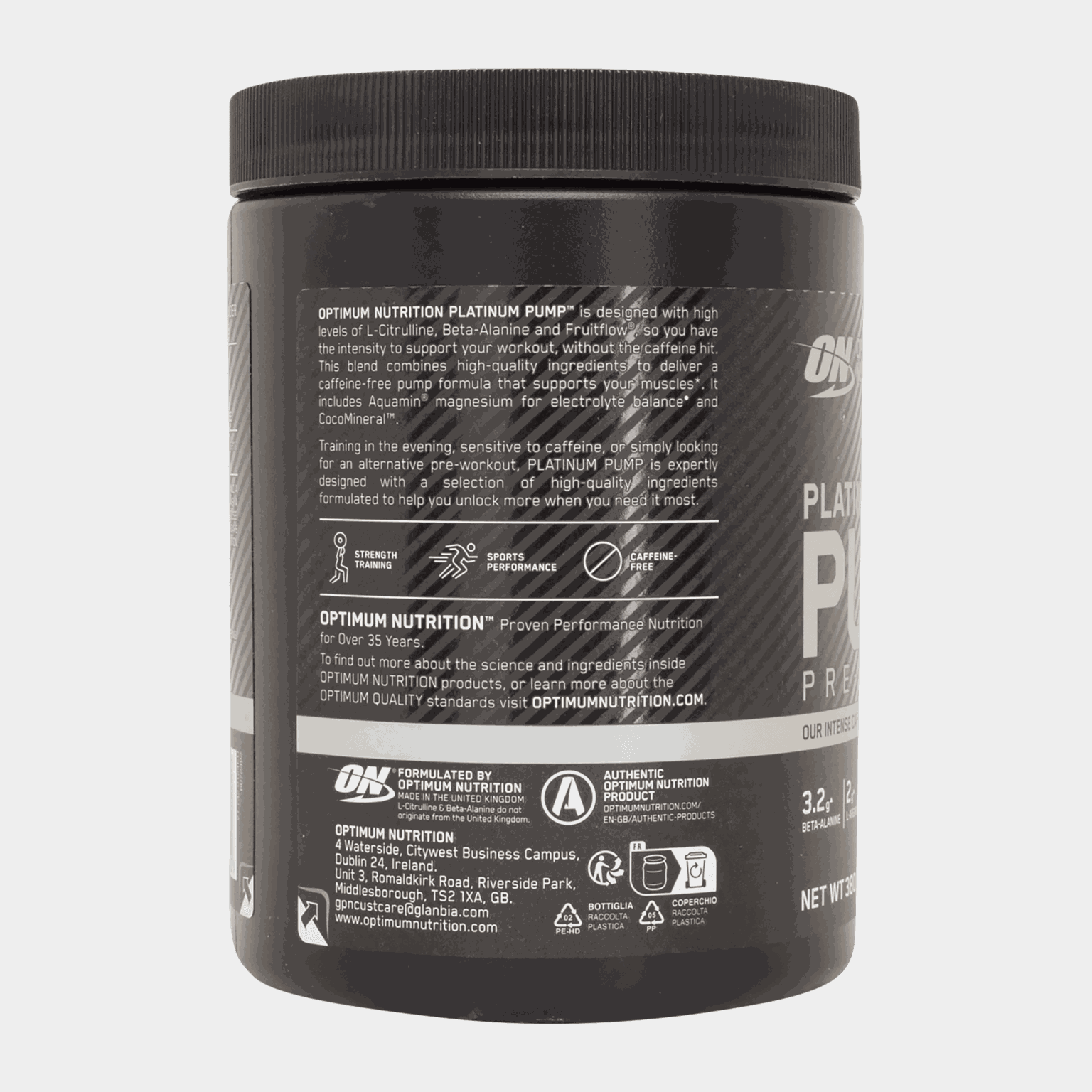 Platinum Pump Pre-workout, pre-workout-jauhe - full image 4