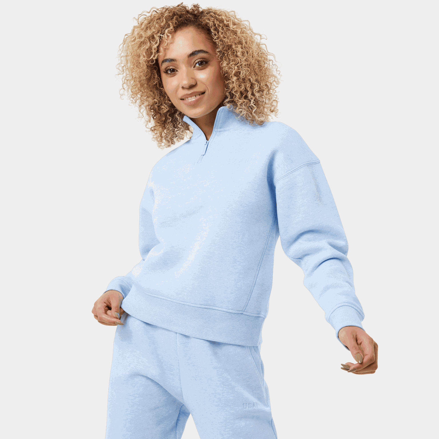 Quarter Zip Sweatshirt, naisten paita - full image 1
