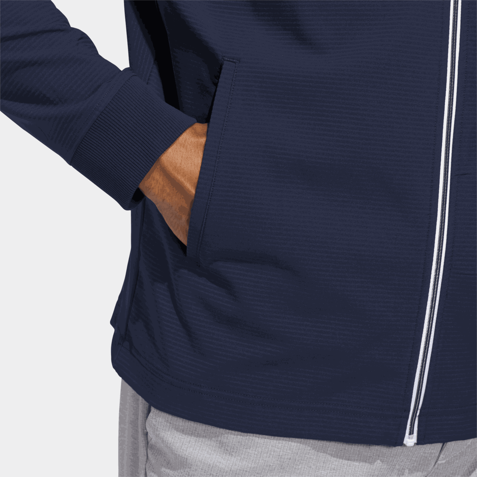 Ultimate365 Textured Woven Full-Zip, miesten golftakki - full image 3