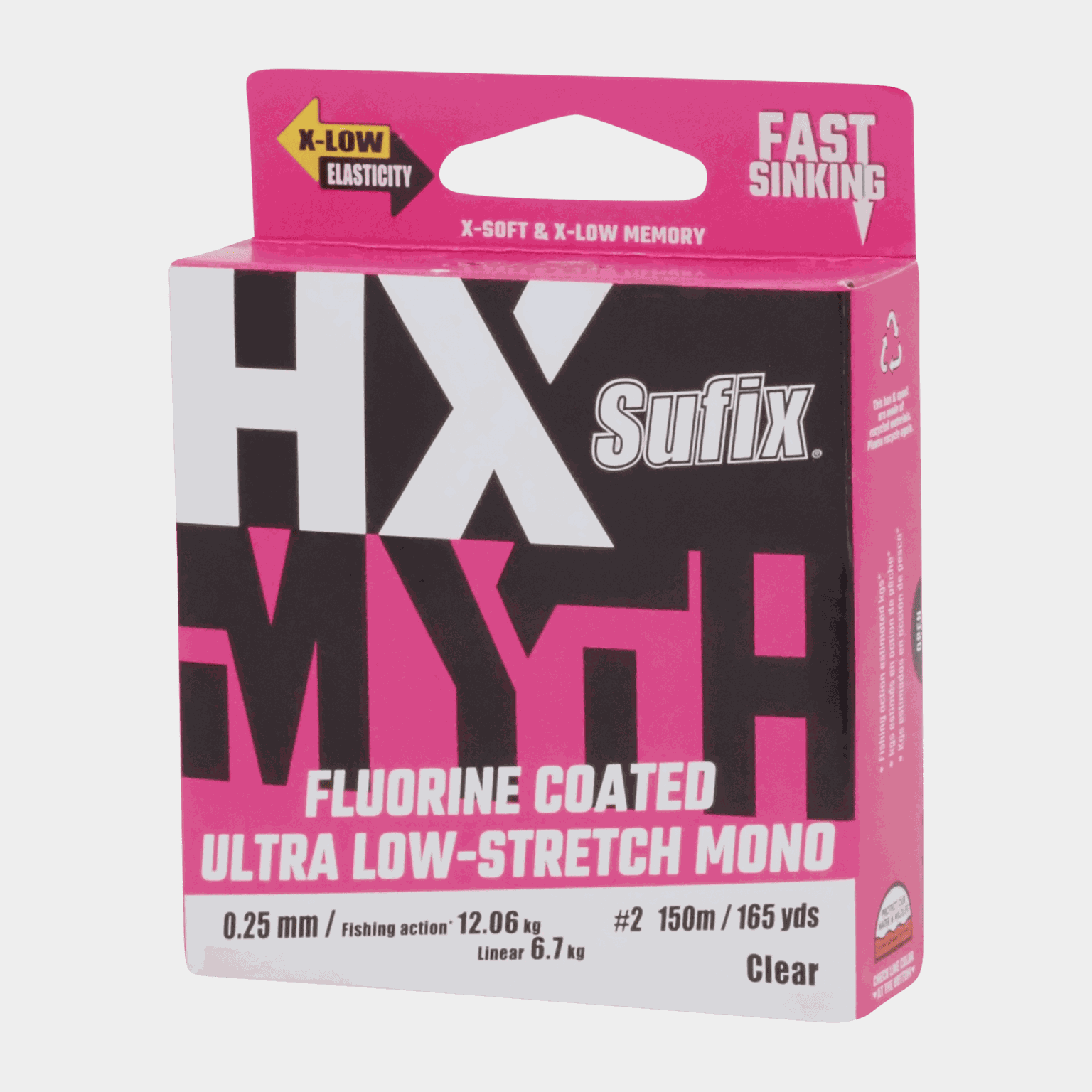 HX-MYTH Clear 150m 0,25mm, monofilamenttisiima - full image 2