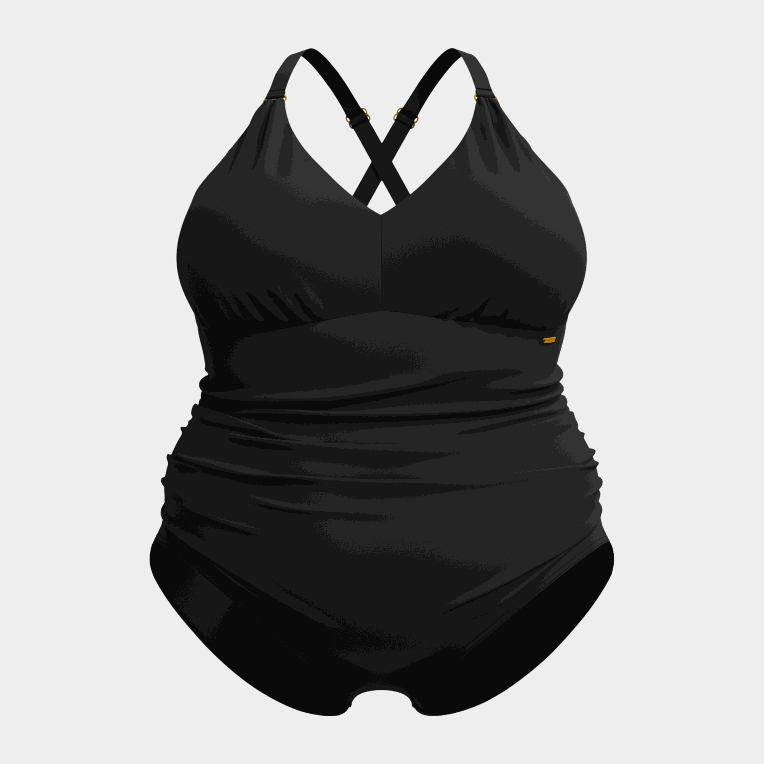 Womens Shaping V Neck 1 Piece (+), naisten uimapuku - full image 1