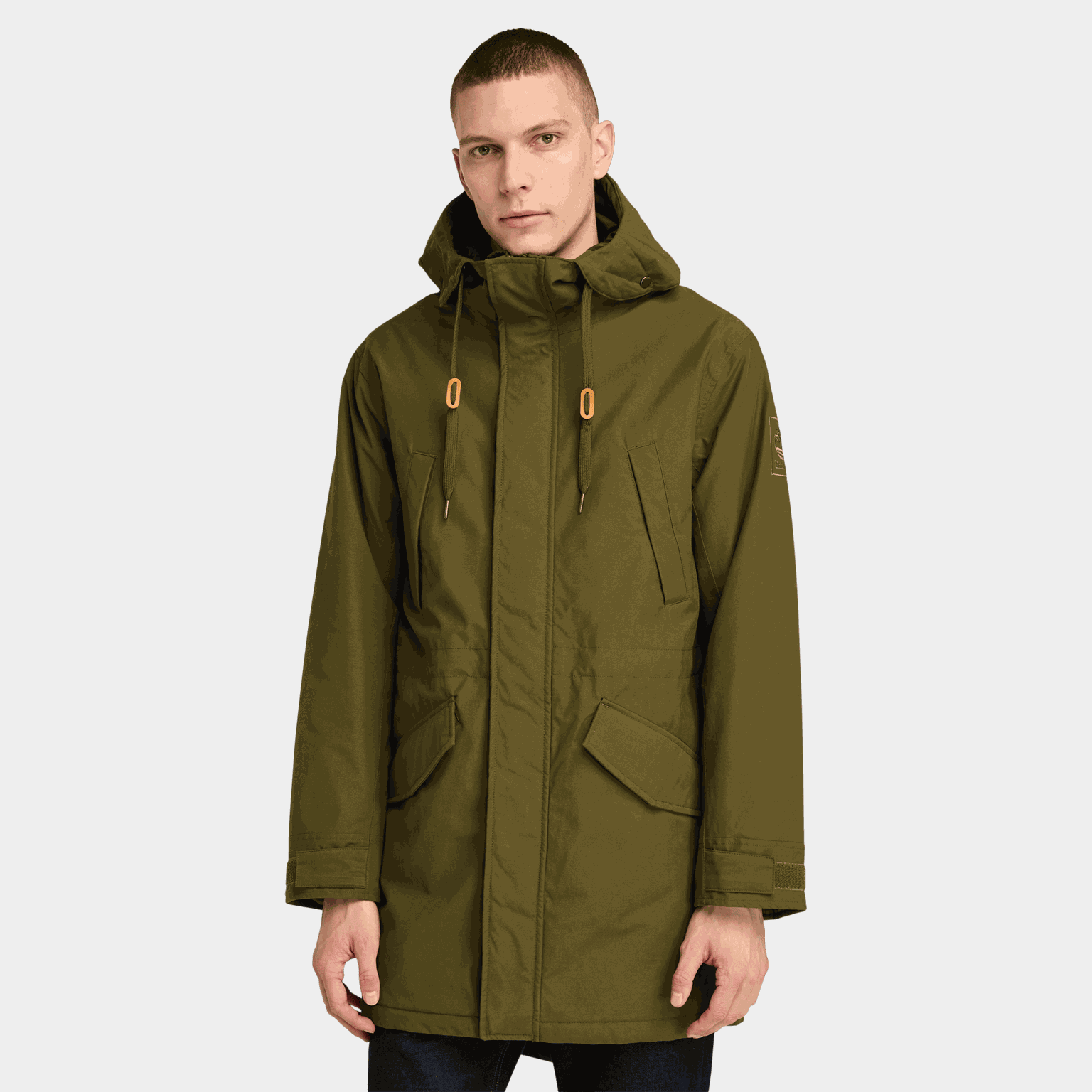 Water Resistant Fishtai, miesten parkatakki - full image 2