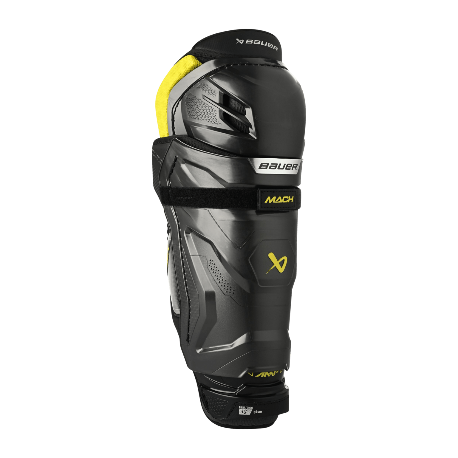 Bauer S23 Supreme Mach Shin Guard 25/26, наколенники для взрослых для хоккея с шайбой