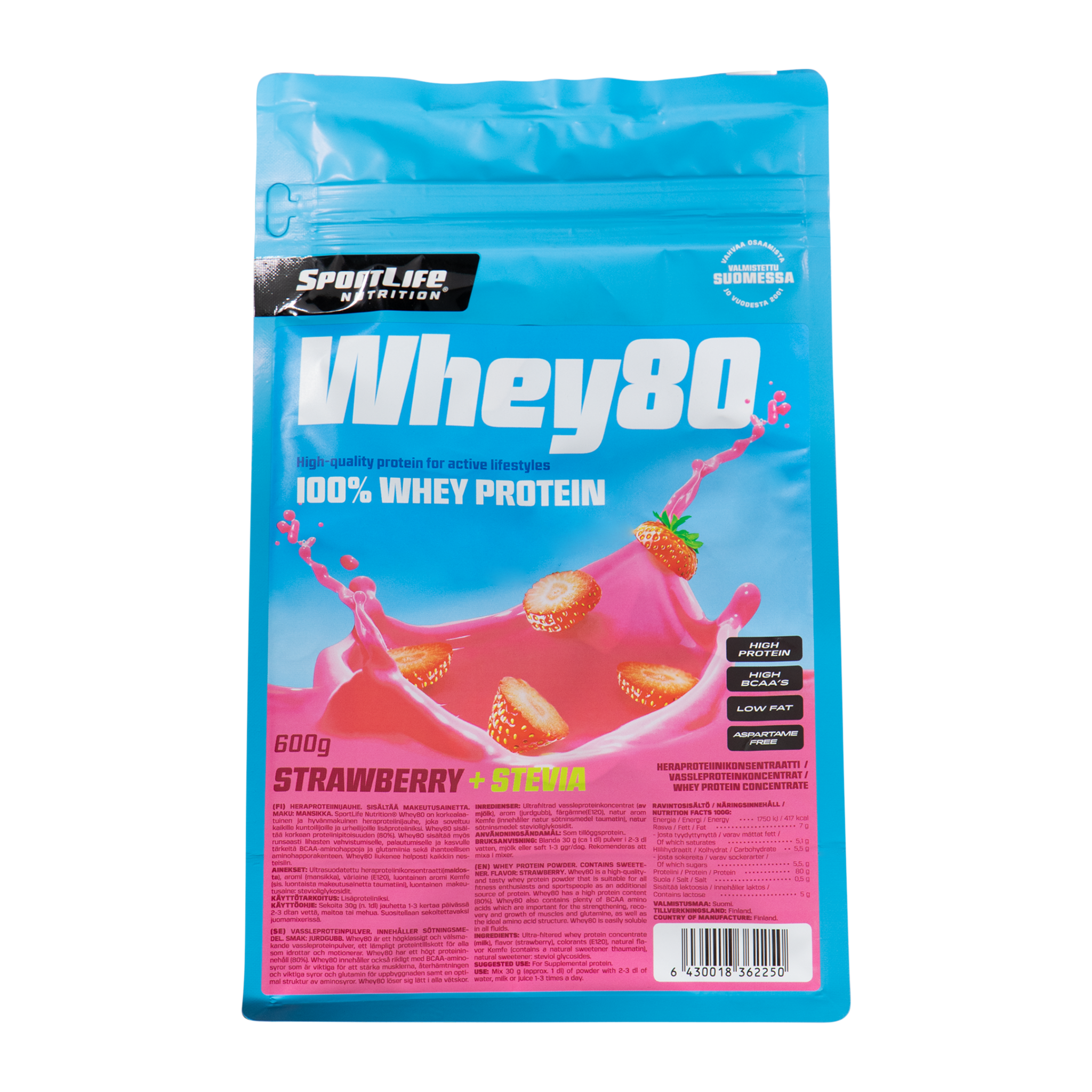 SportLife Nutrition Whey80, протеиновый порошок
