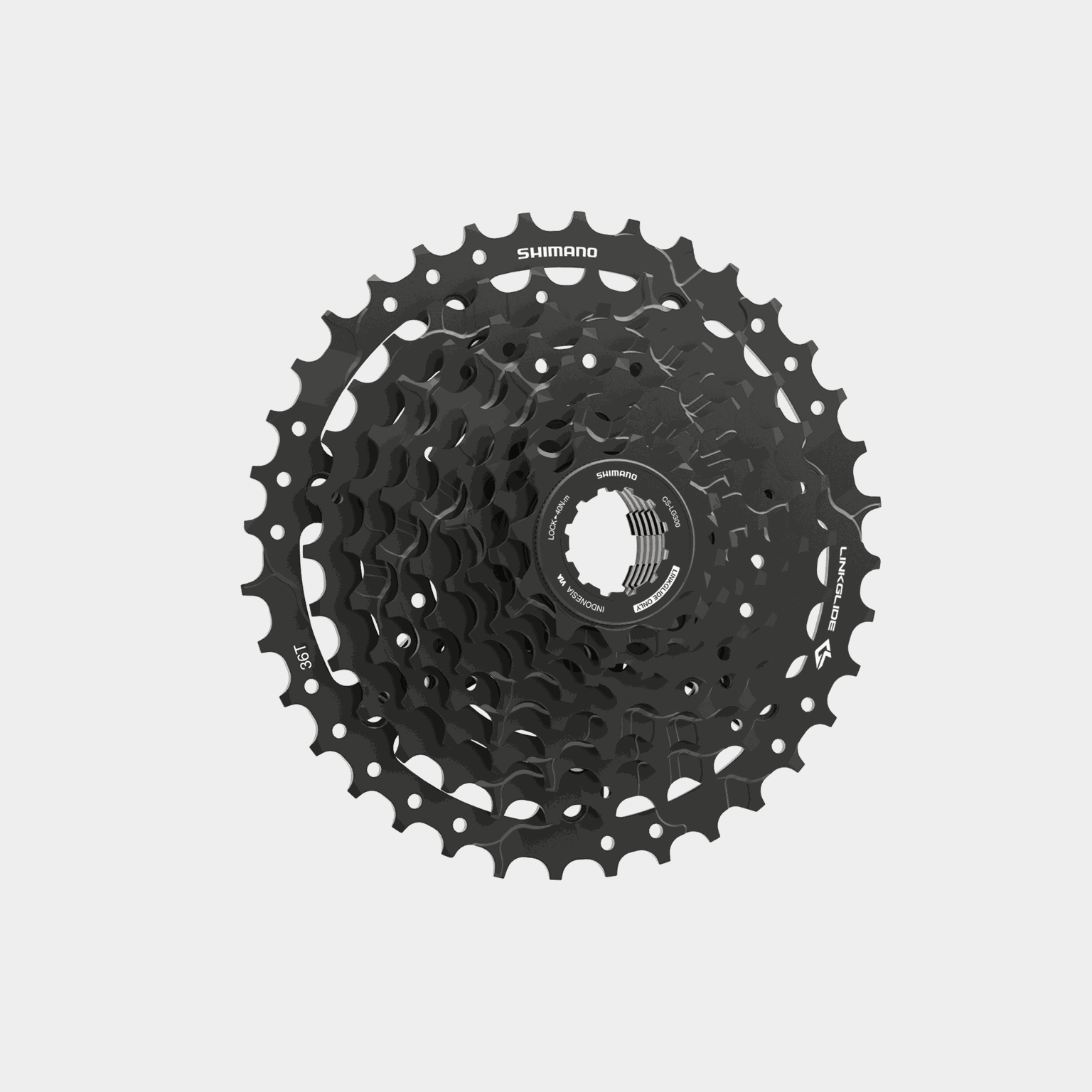 Cassette 11-36 9s CS-LG300 Cues, Shimano -rataspakka: - full image 2