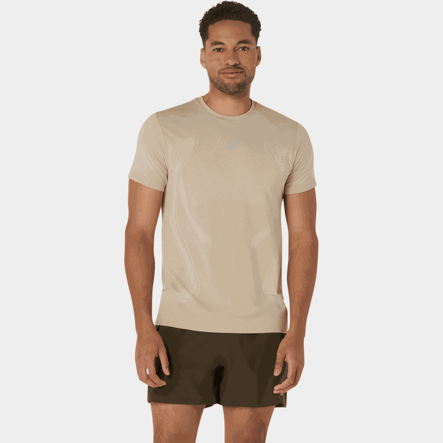 Road Seamless Short Sleeve Short Sleeve Top, miesten treenipaita - full image 1