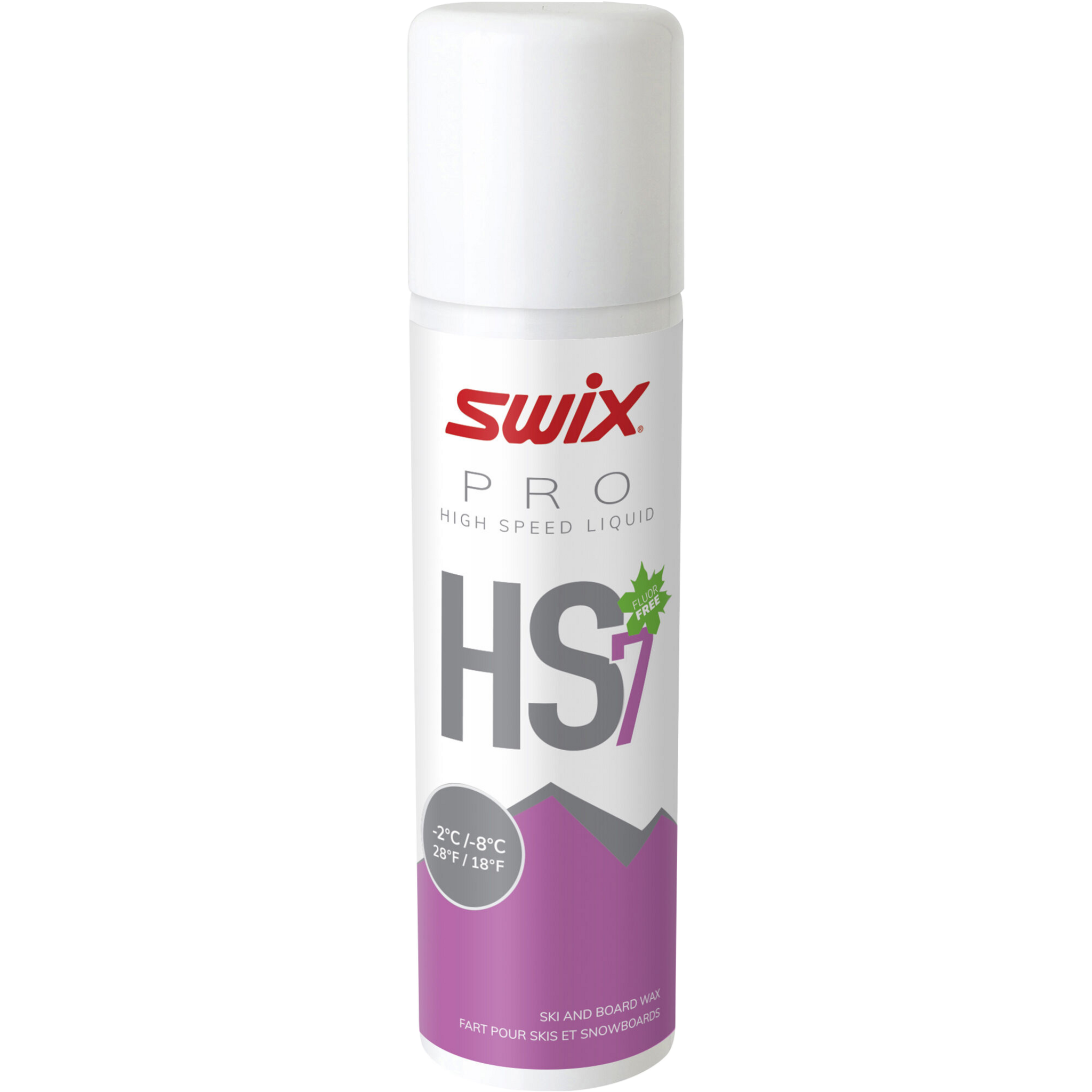 Swix GliderHS7 Liq. Фиолетовый, -2°С/-7°С, 125мл 23/24, жидкий крем-скольжение