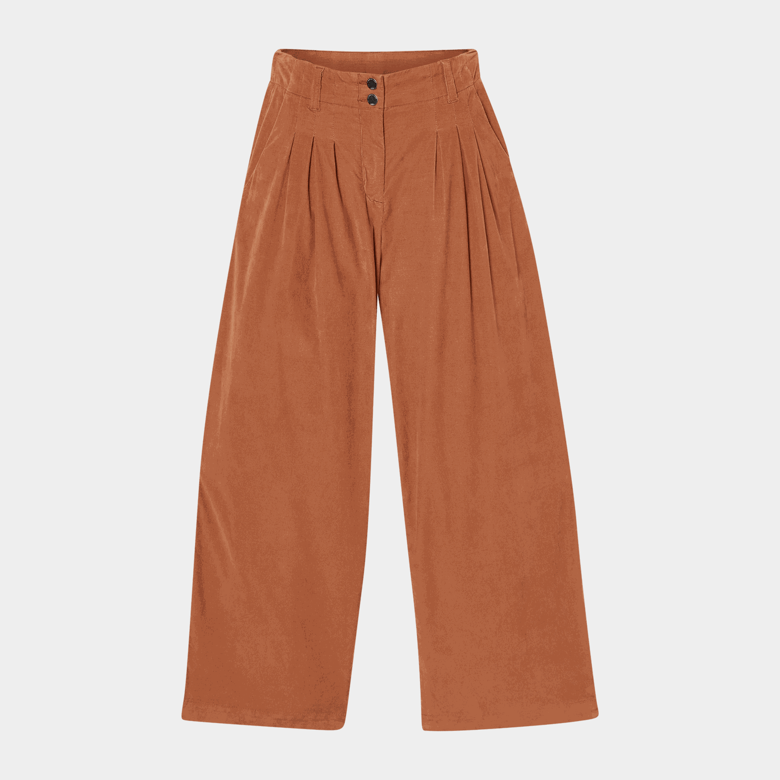 Corduroy Wide Leg Pant, naisten housut - full image 3