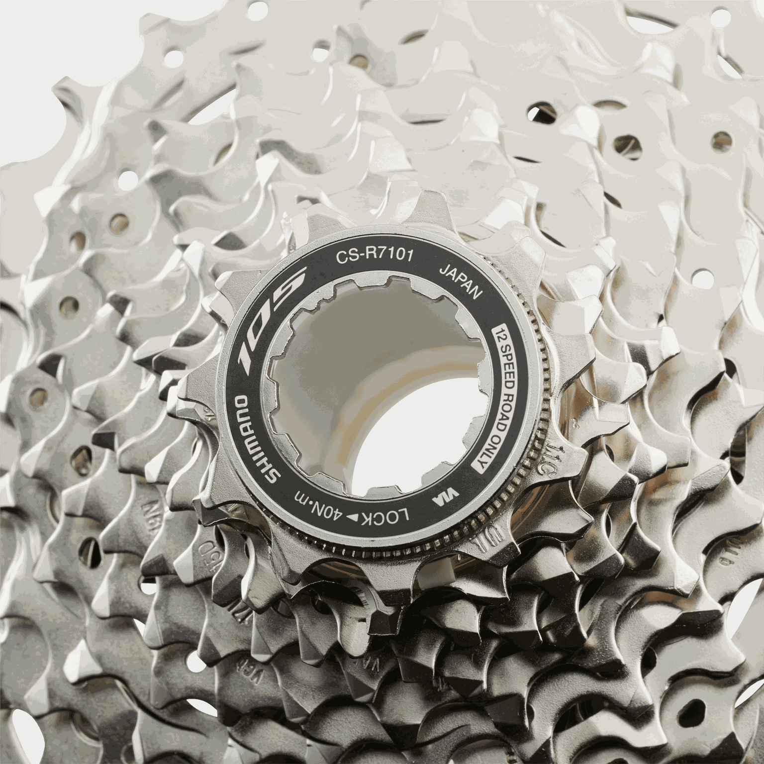 Cassette CS-R7101 105 11-34T 12S, 12-osainen rataspakka - full image 1