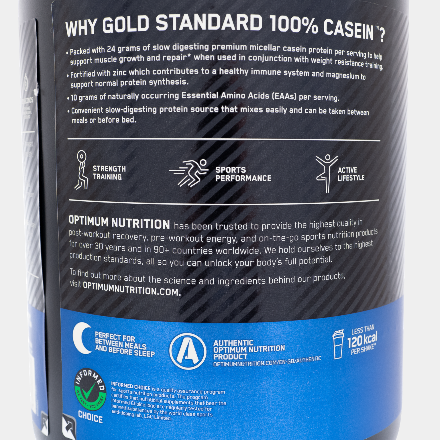 100 % Casein Gold Standard 908 g, proteiinijauhe - full image 4