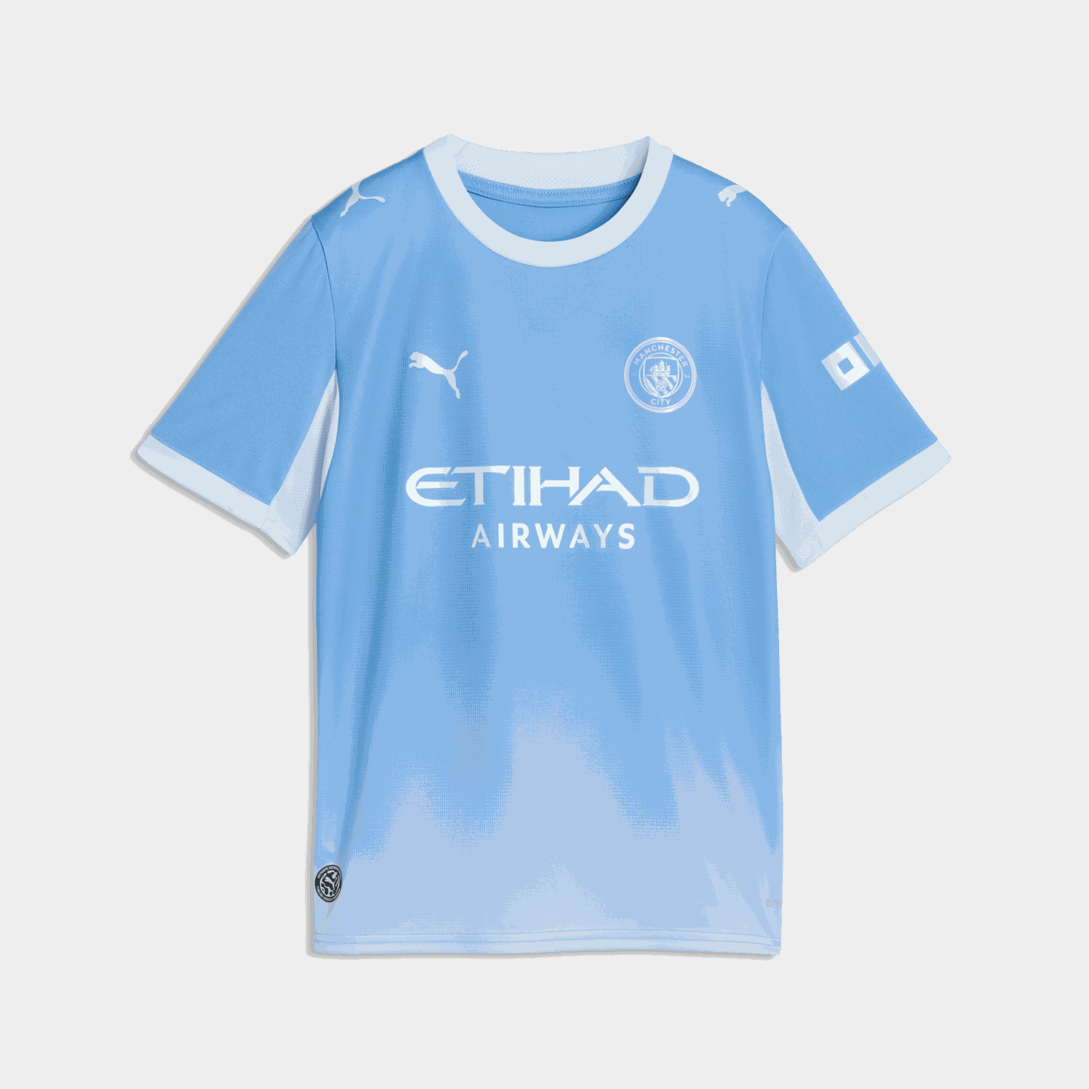 MCFC Home Jersey Replica, nuorten peliasu jalkapalloon - full image 1