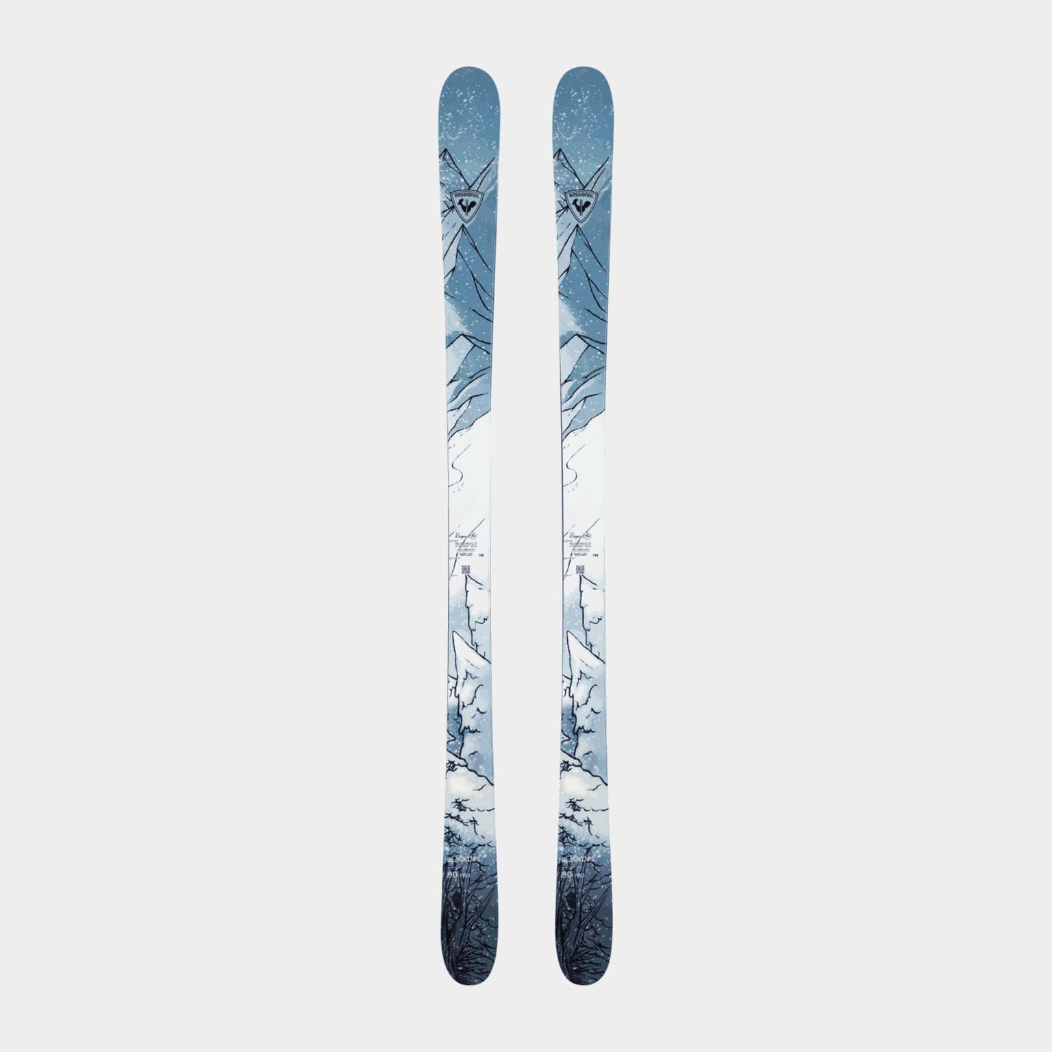 Twintip Blackops Pro Open 24/25, nuorten freeride-sukset, twintip