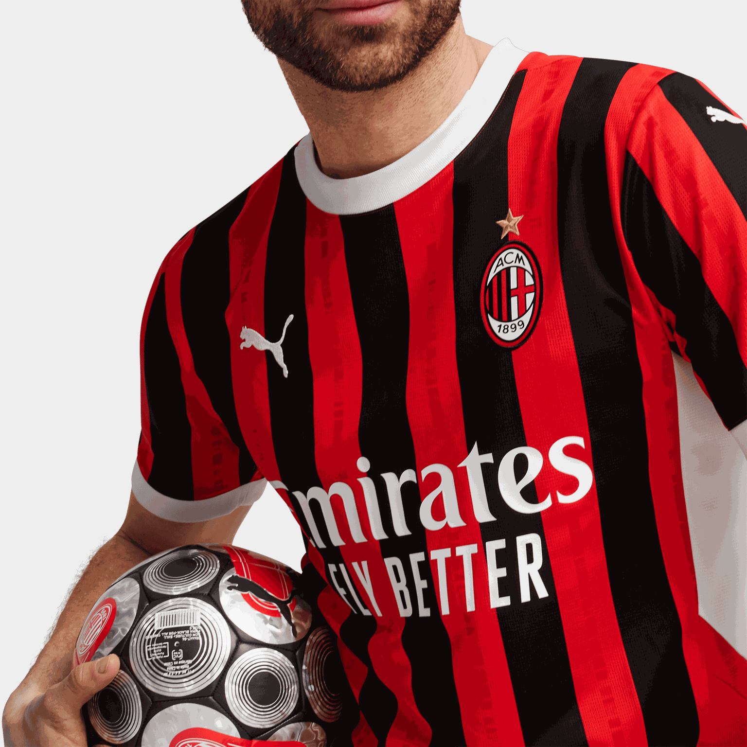 AC Milan Home Jersey Replica, miesten jalkapalloasu - full image 3