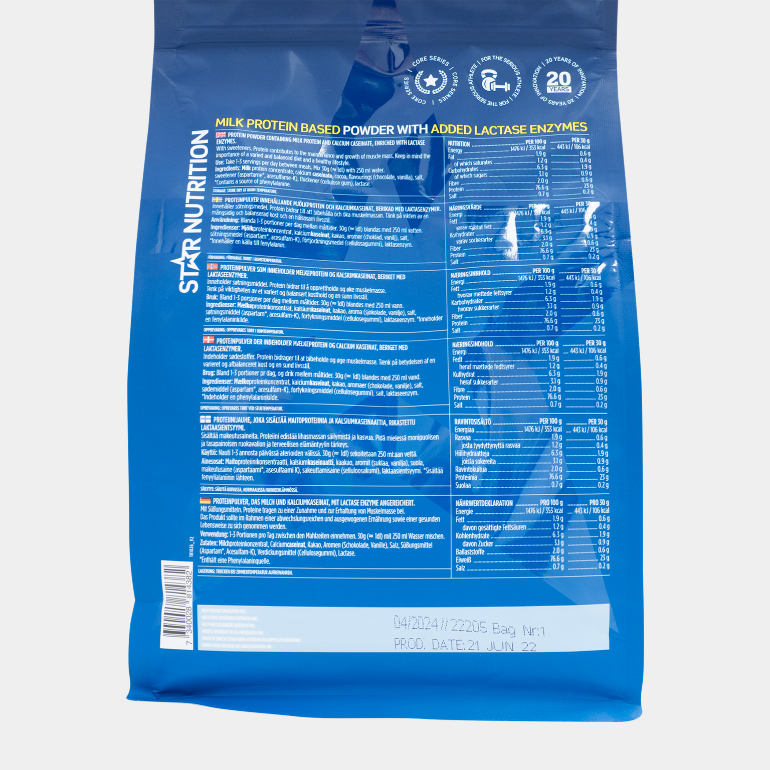 Supreme Casein 750 g, proteiinijauhe - full image 2