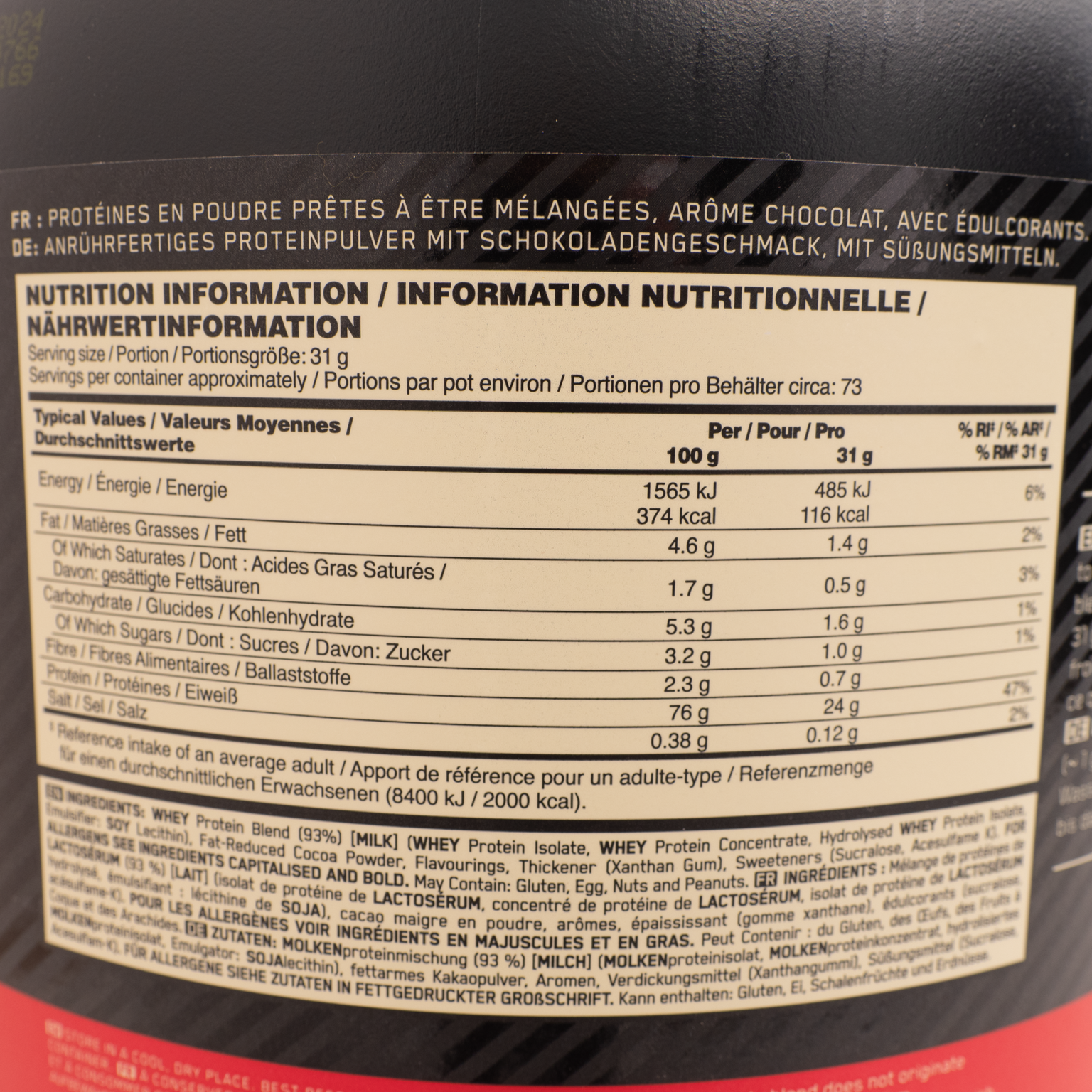 100 % Whey Gold Standard 2 270 g, proteiinijauhe - full image 4