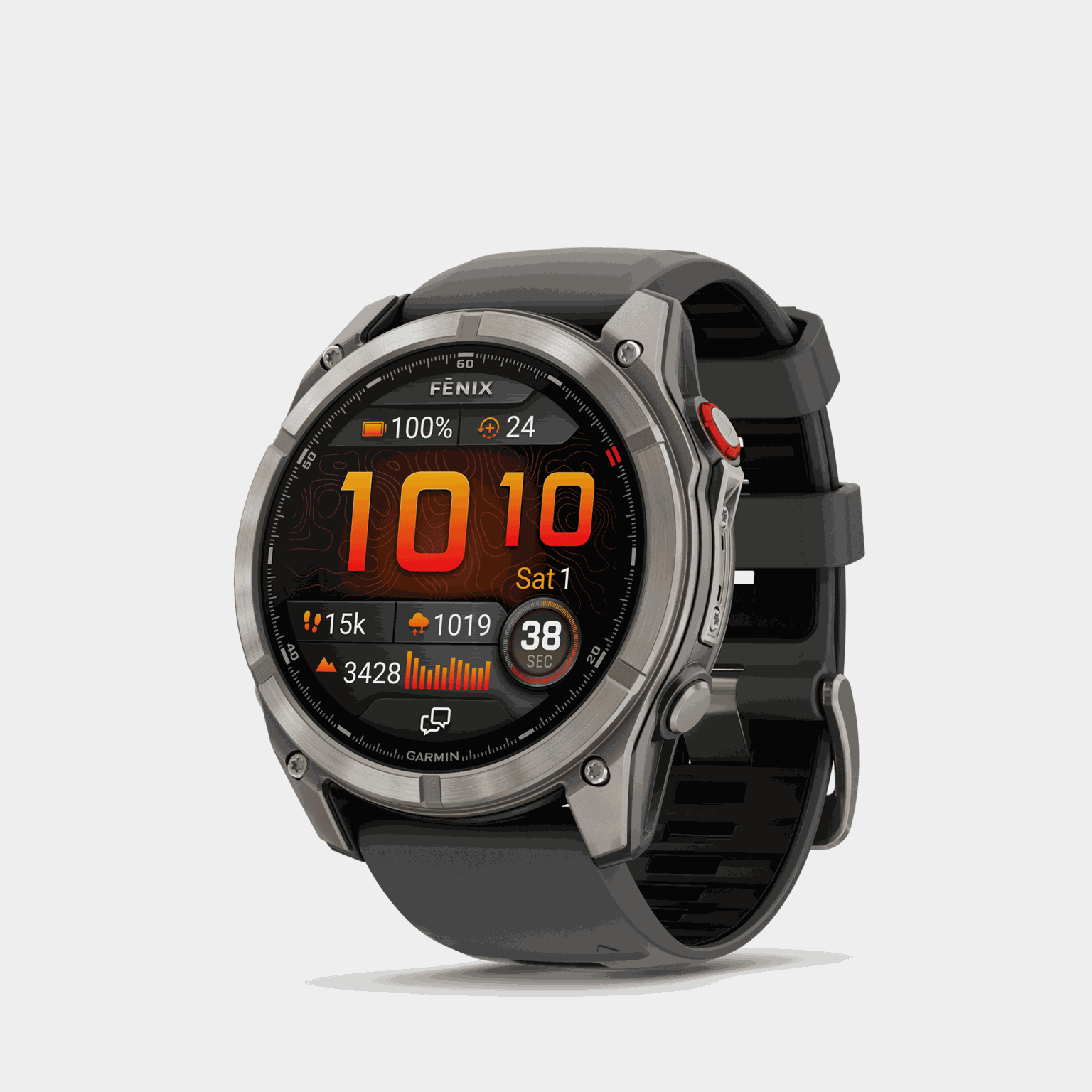 FENIX 8 Pro, LTE 51mm, Saph, Ti, Graphite, EMEA, multisport-kello, älykello - full image 2