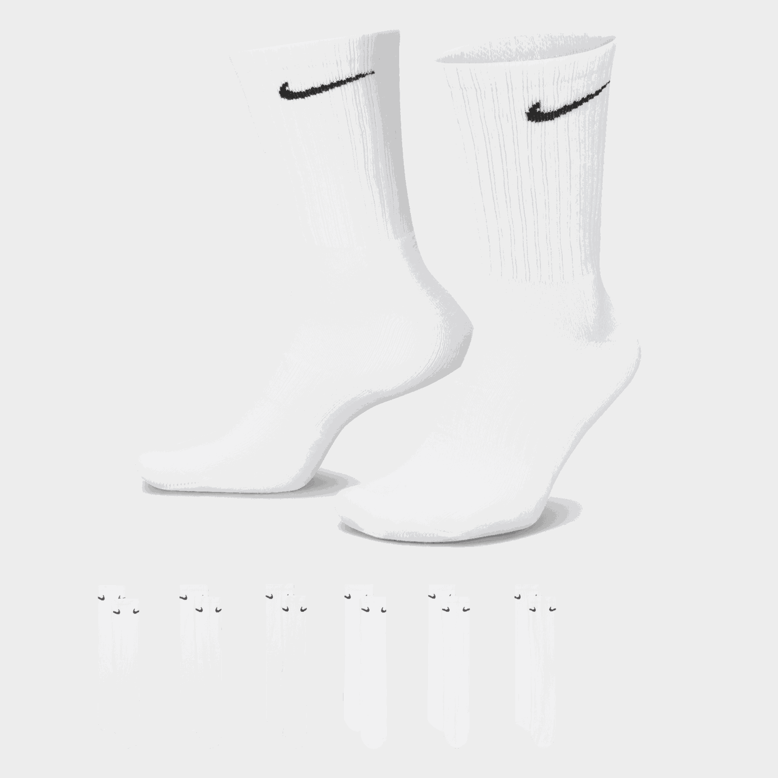 6-paketti Nike Everyday Cushioned, sukat - full image 2
