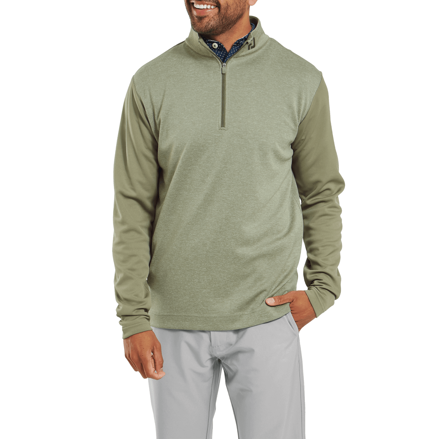 Мужская рубашка для гольфа Footjoy Tonal Heather Chill-Out