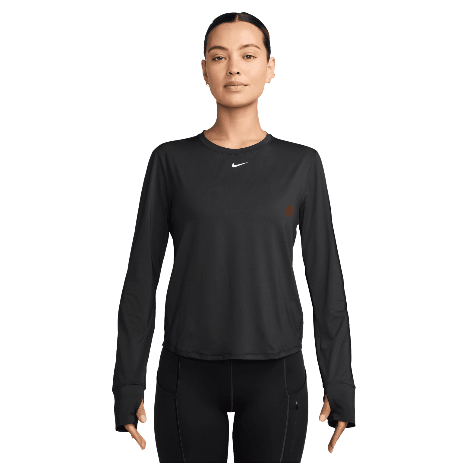 Женская тренировочная рубашка с длинным рукавом Nike One Classic Dri-FIT