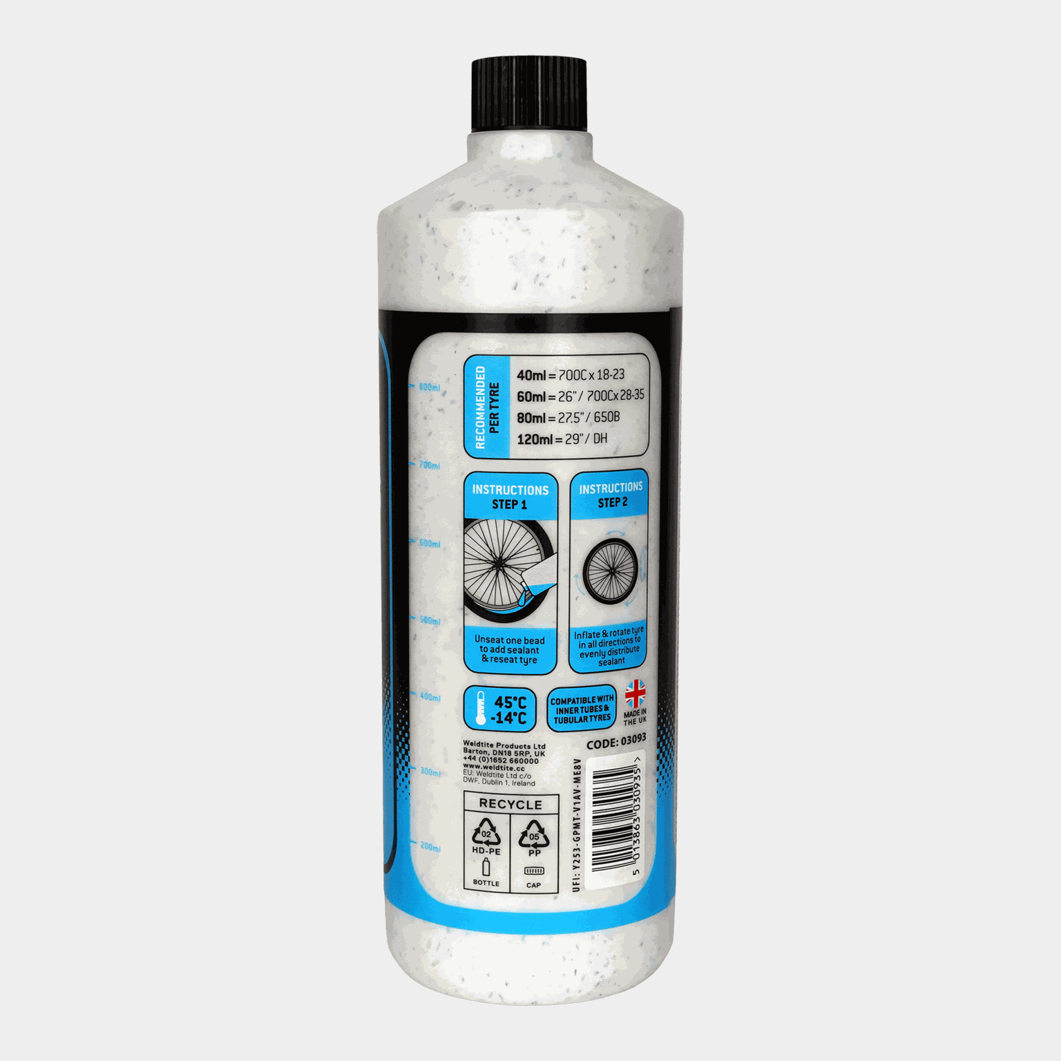 Tubeless Sealant 1L, tiiviste - full image 2