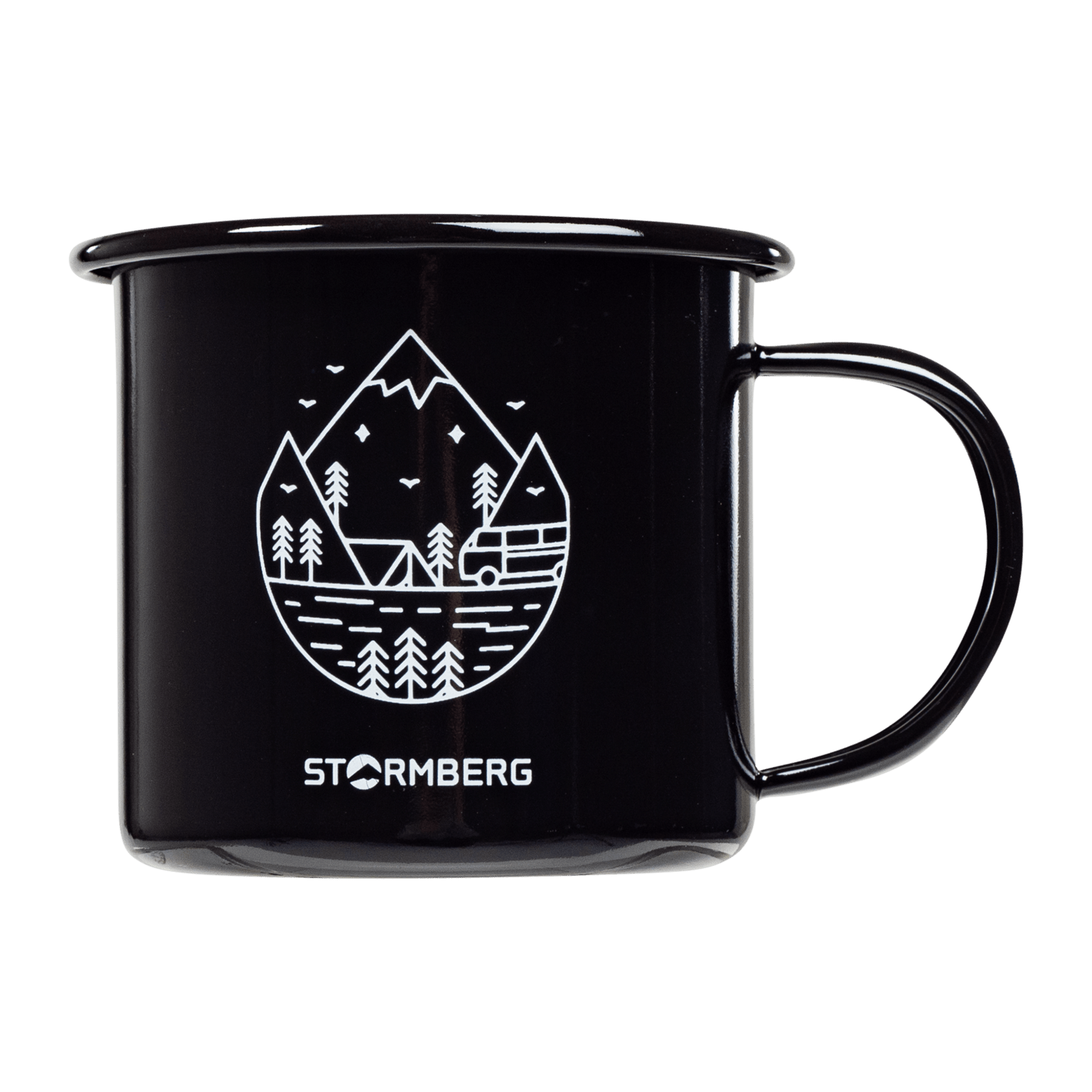 Stormberg Enamel Cup 0, 35л, эмалированная кружка
